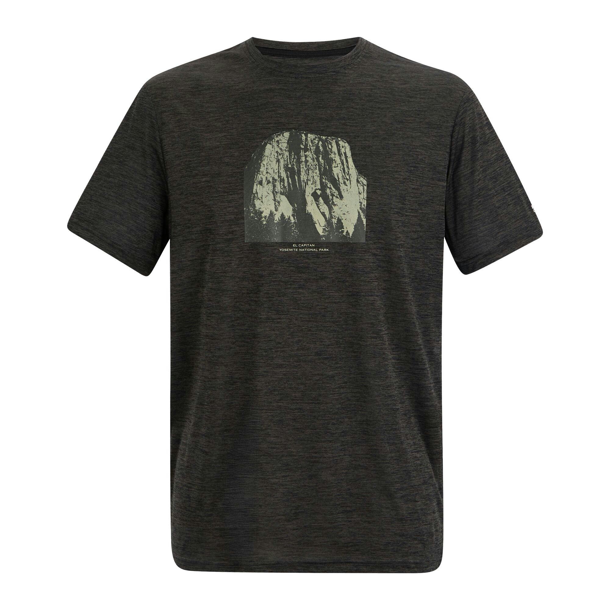 Regatta Men's Fingal Rock T-Shirt - Ash Marl - L - Ash Marl - 50% Polyester/50% Recycled Polyester