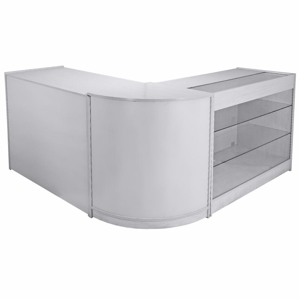 Rackhams White Mars Brilliant Shop Counter & Retail Display Set