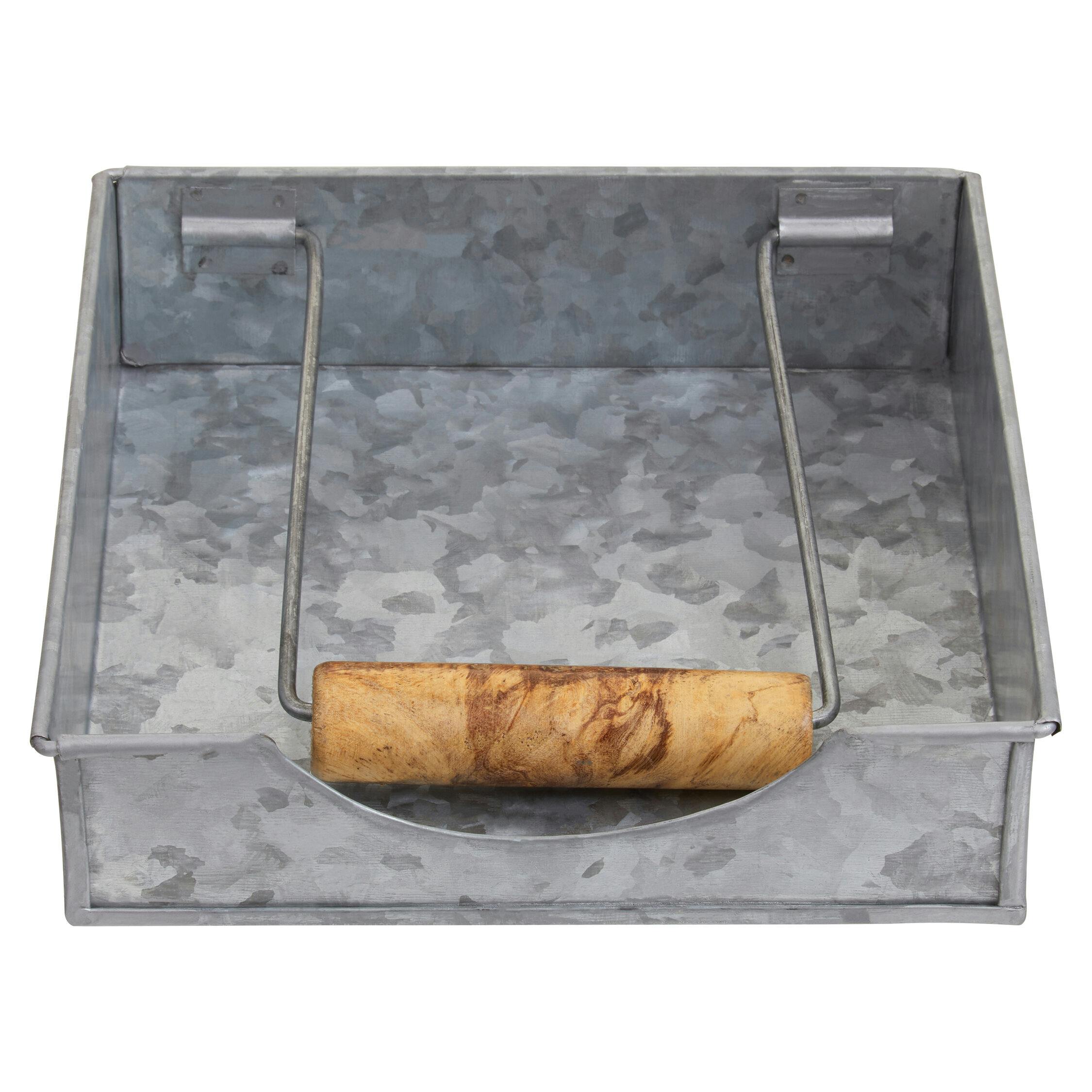 Maison By Premier Drummond Galvanised Steel Napkin Holder