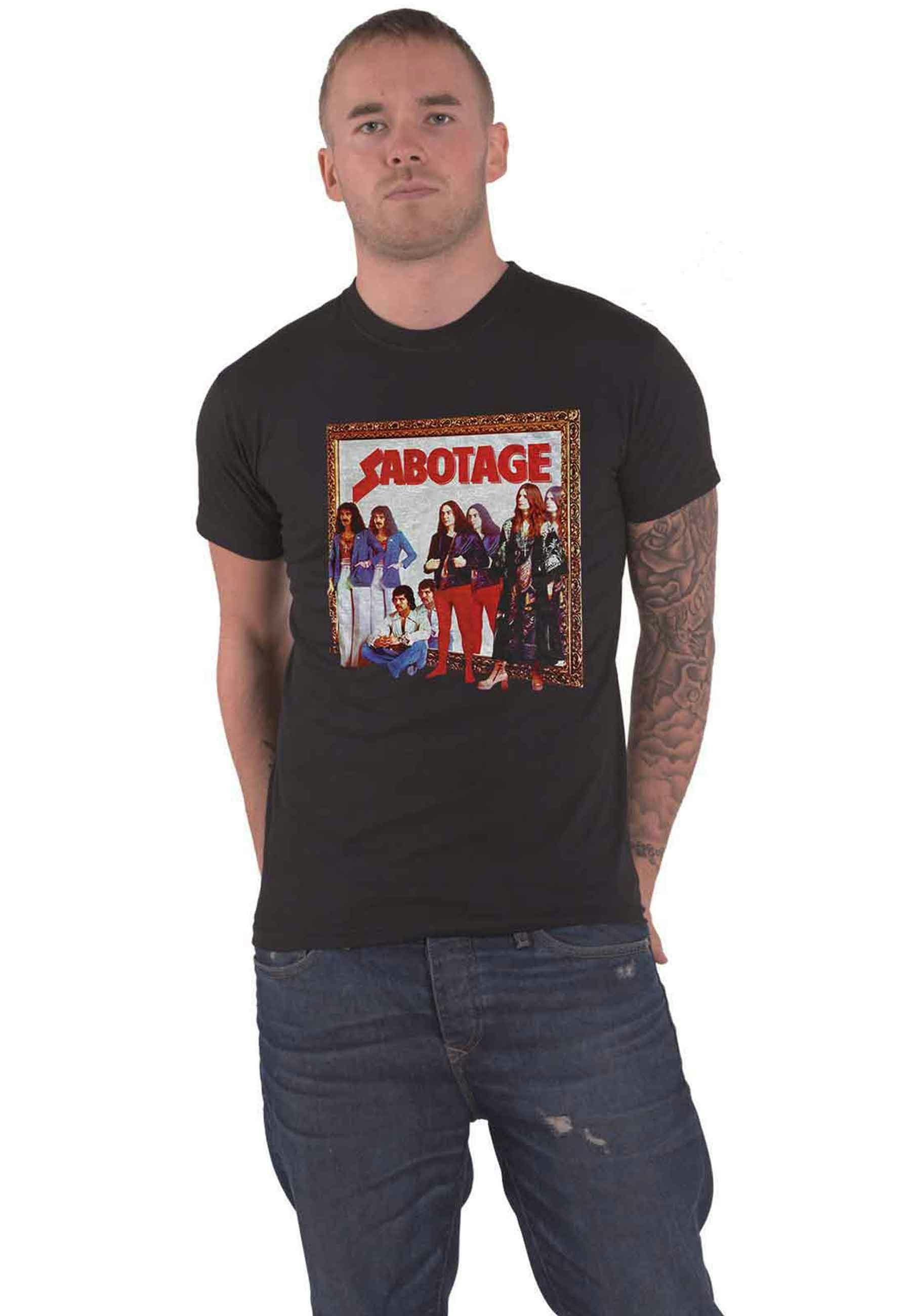 Paradiso Clothing Unisex Black Sabbath Sabotage Back Print T Shirt - S
