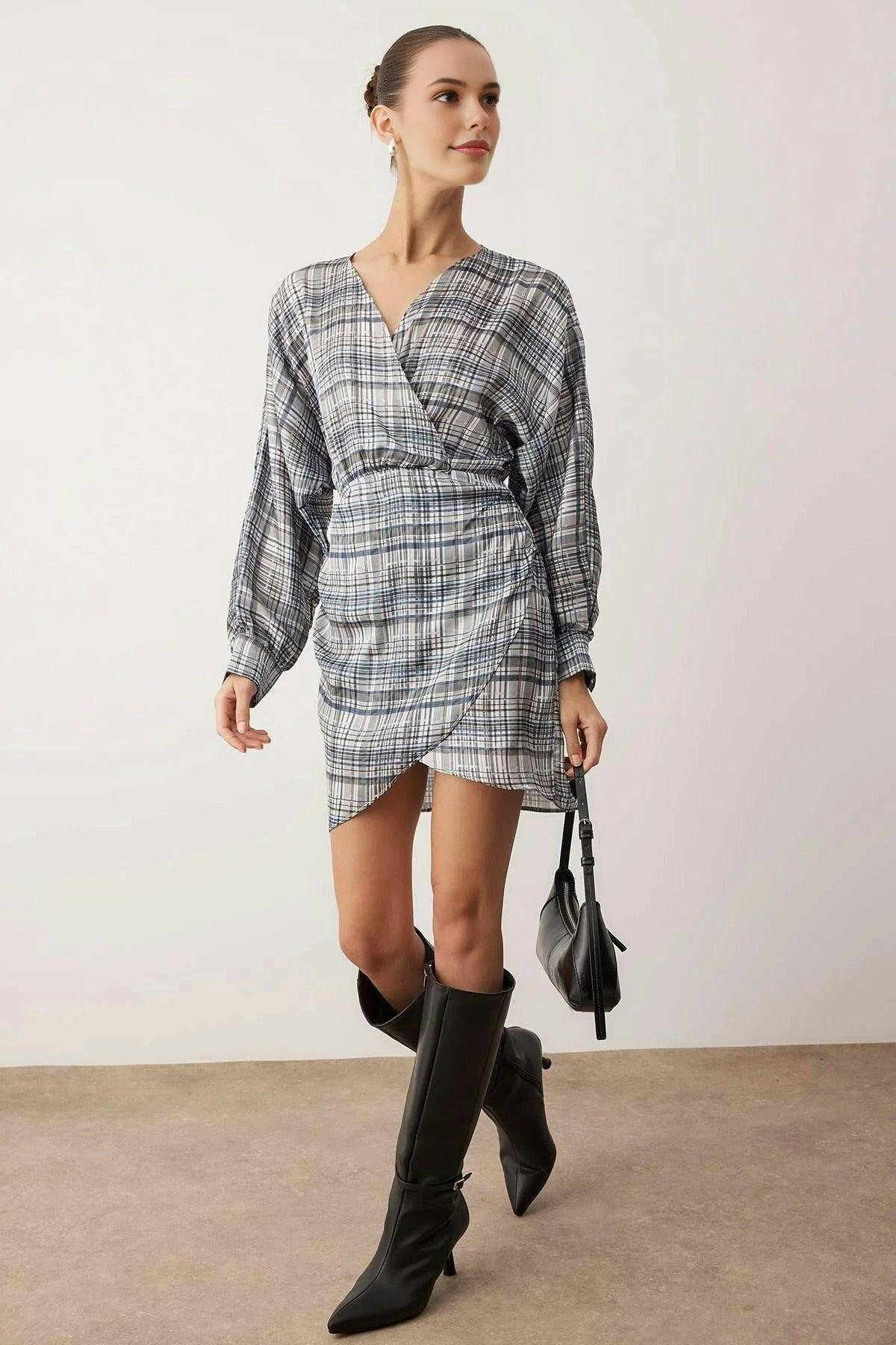 Wovcor Wrap Mini Woven Dress - Multi - 14