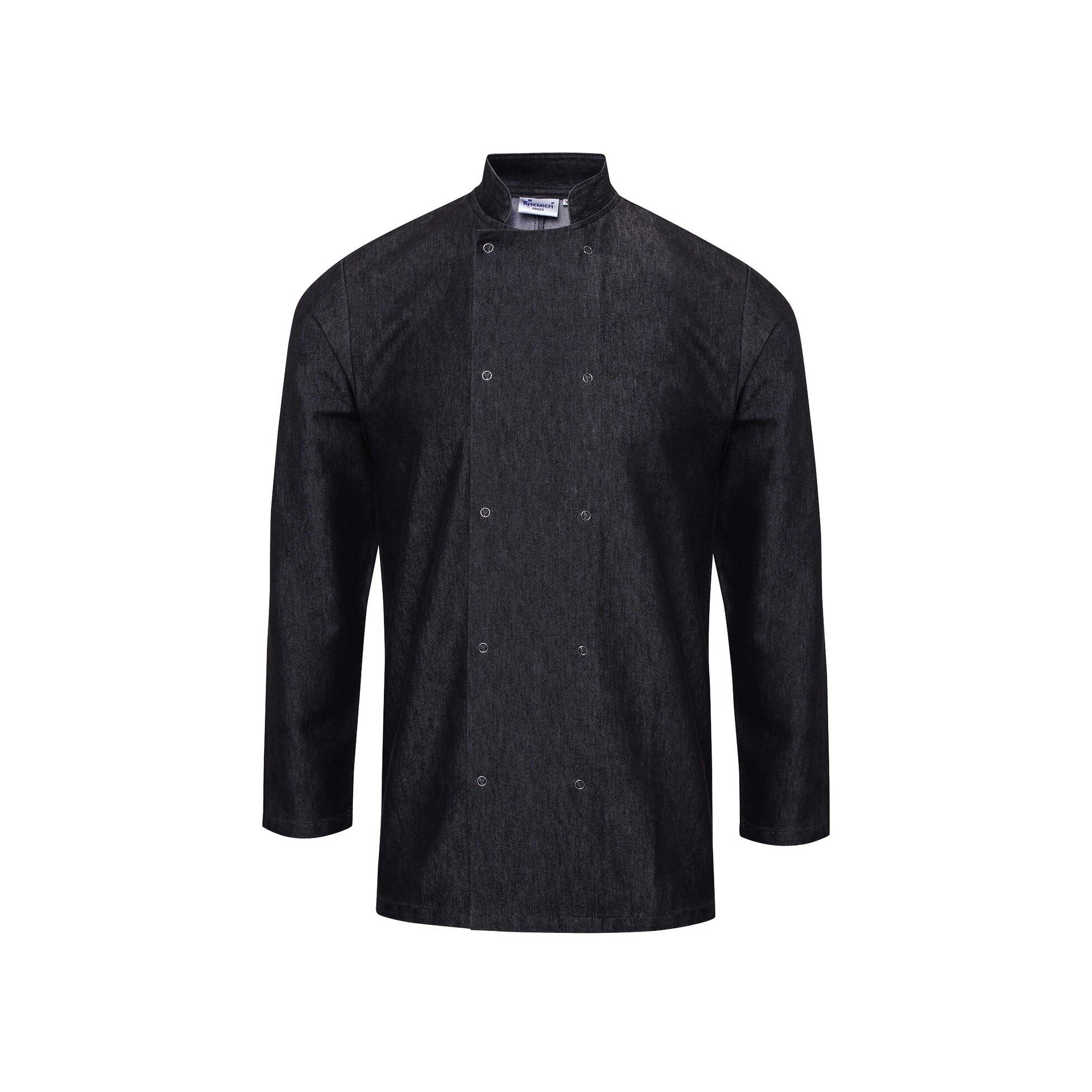 - Premier Unisex Denim Chefs Jacket (Pack Of 2) - Image 2