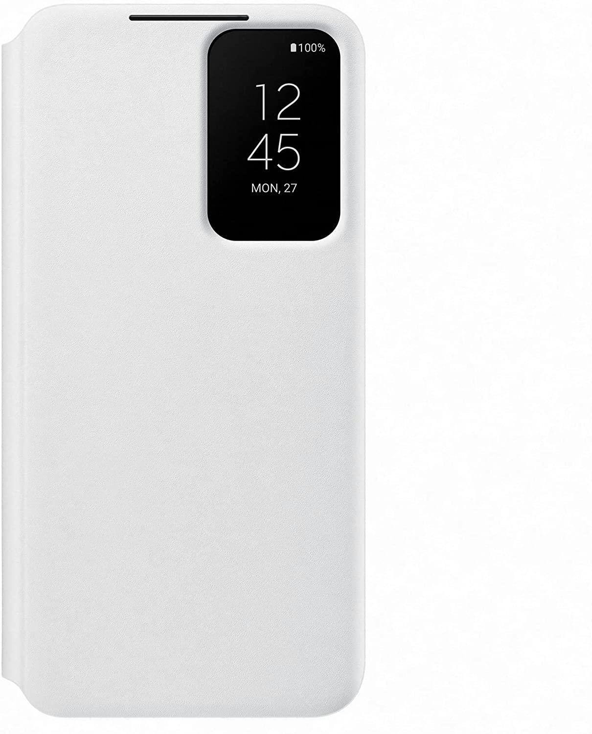 Samsung White Galaxy S22 Clear View Cover - Ef-Zs901cwegew