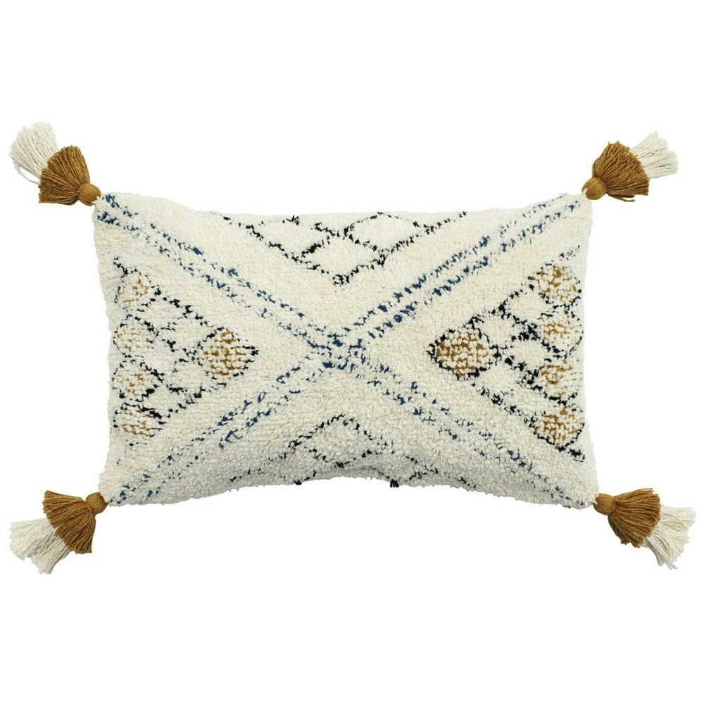 Furn Yellow Atlas Cushion Cover - Ochre - One Size - Ochre - 100% Cotton