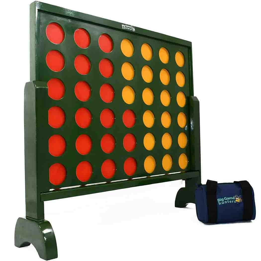 Big Game Hunters Green/Red/Yellow Jumbo 4 Connect Four Game - Indoor & Outdoor