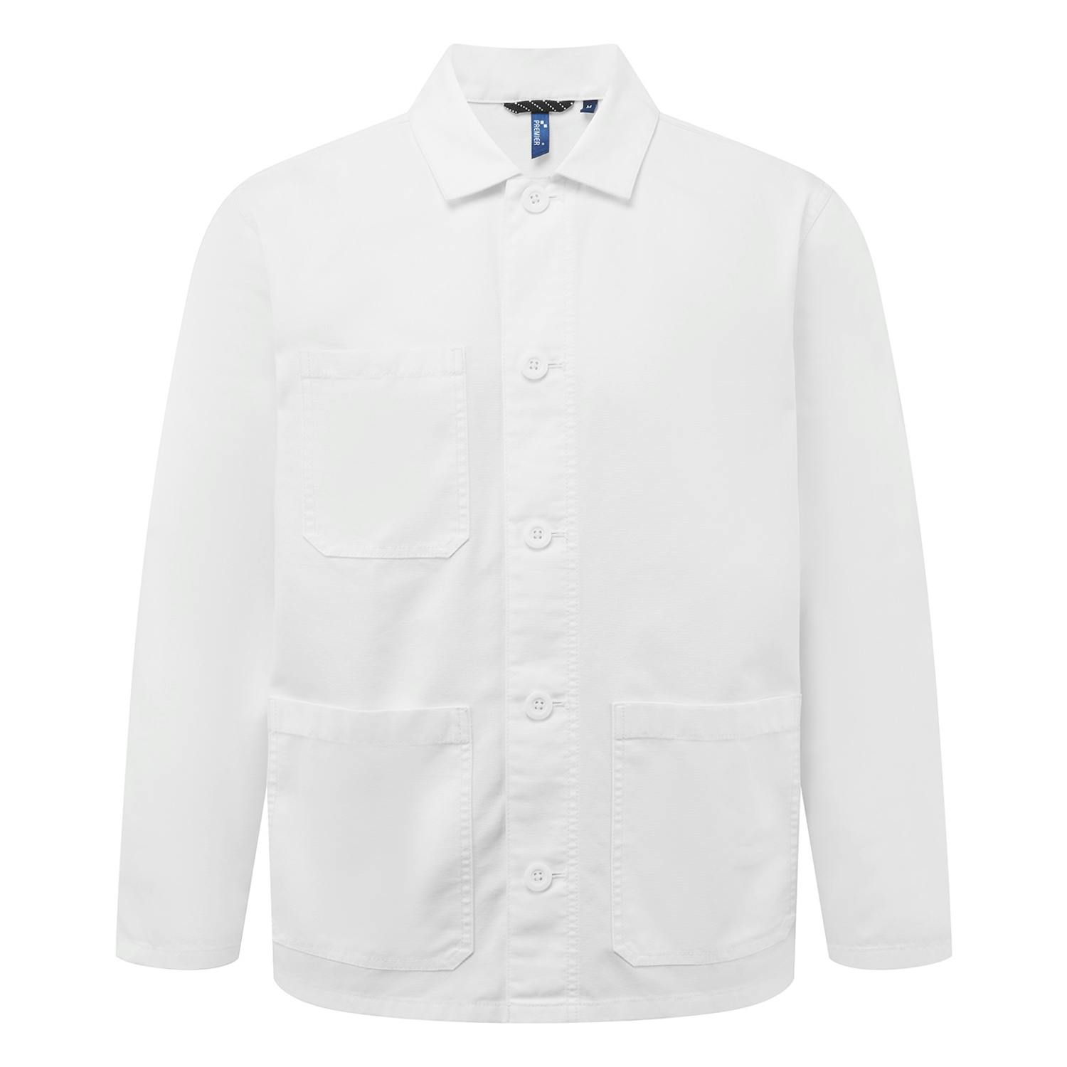 Premier Men's White Utility 2.0 Jacket In | Size: Large - Image 2