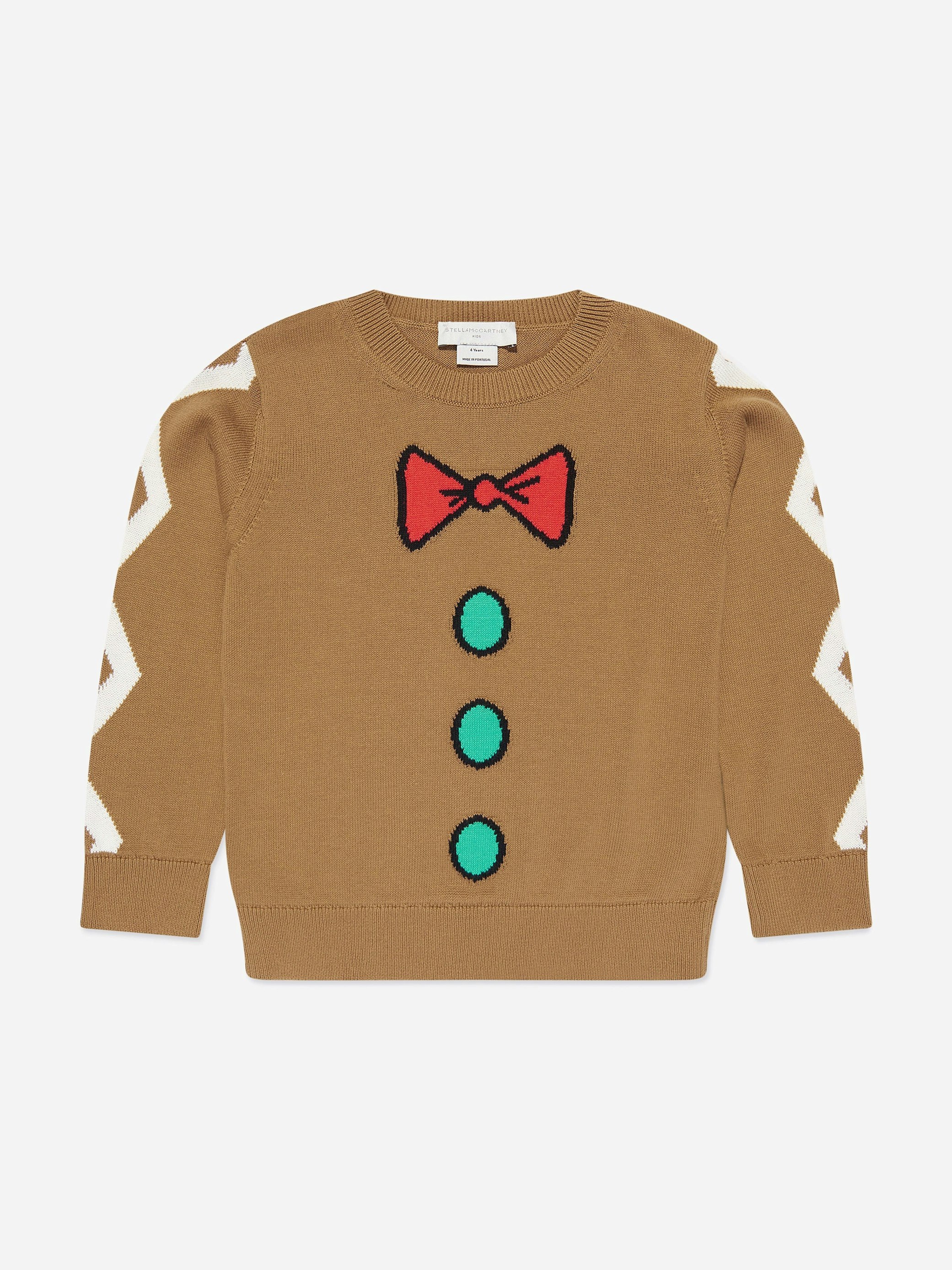 Stella Mccartney Kids Boys Brown Stella Mccartney Knitted Jumper In - 2 Yrs