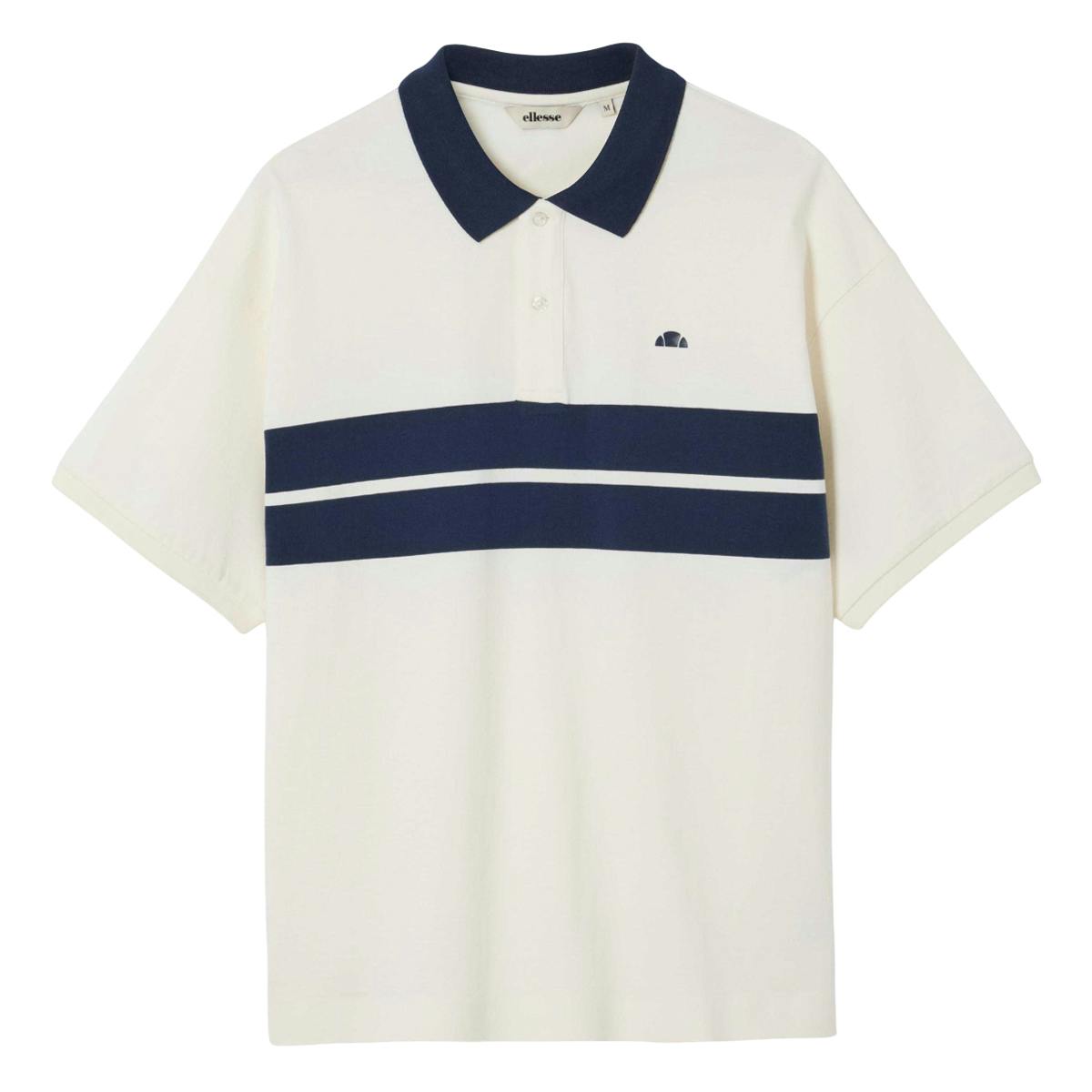 Ellesse Men's White Sbarri Polo Shirt - Off - S - Off - 100% Cotton
