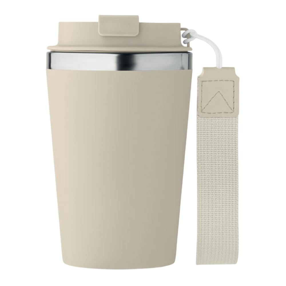 Rackhams Beige Topaz Double Wall 350Ml Tumbler - One Size - 100% Mixed