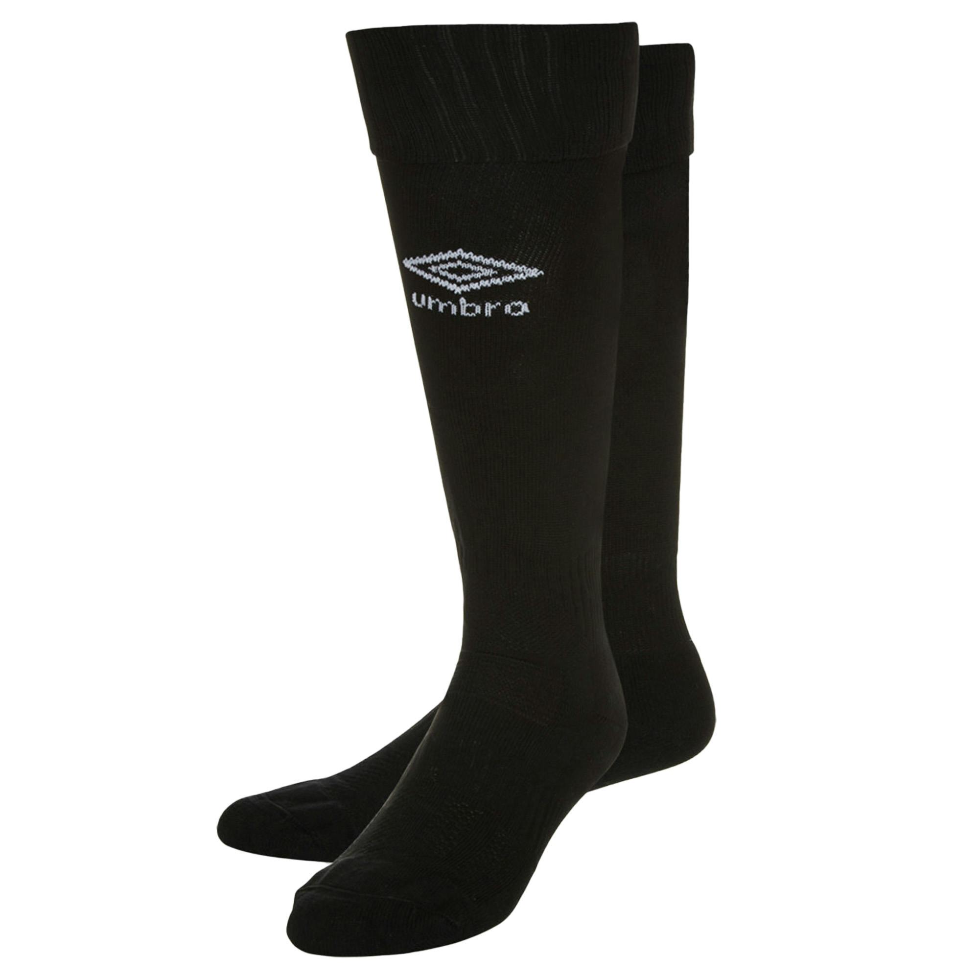 Umbro Black Childrens/Kids Classico Socks - 12 Uk Child-2 Uk - 95% Nylon/5% Elastane