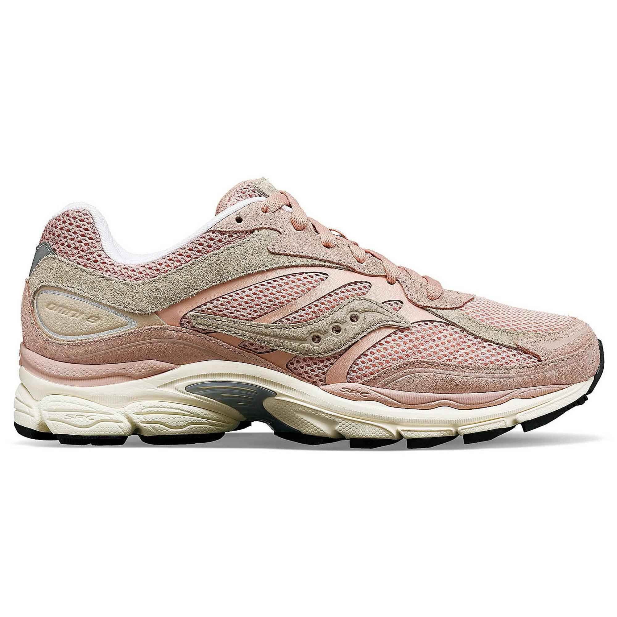 Saucony Originals Men's Pink Saucony Pro Grid Omni 9 Trainers - Uk 10