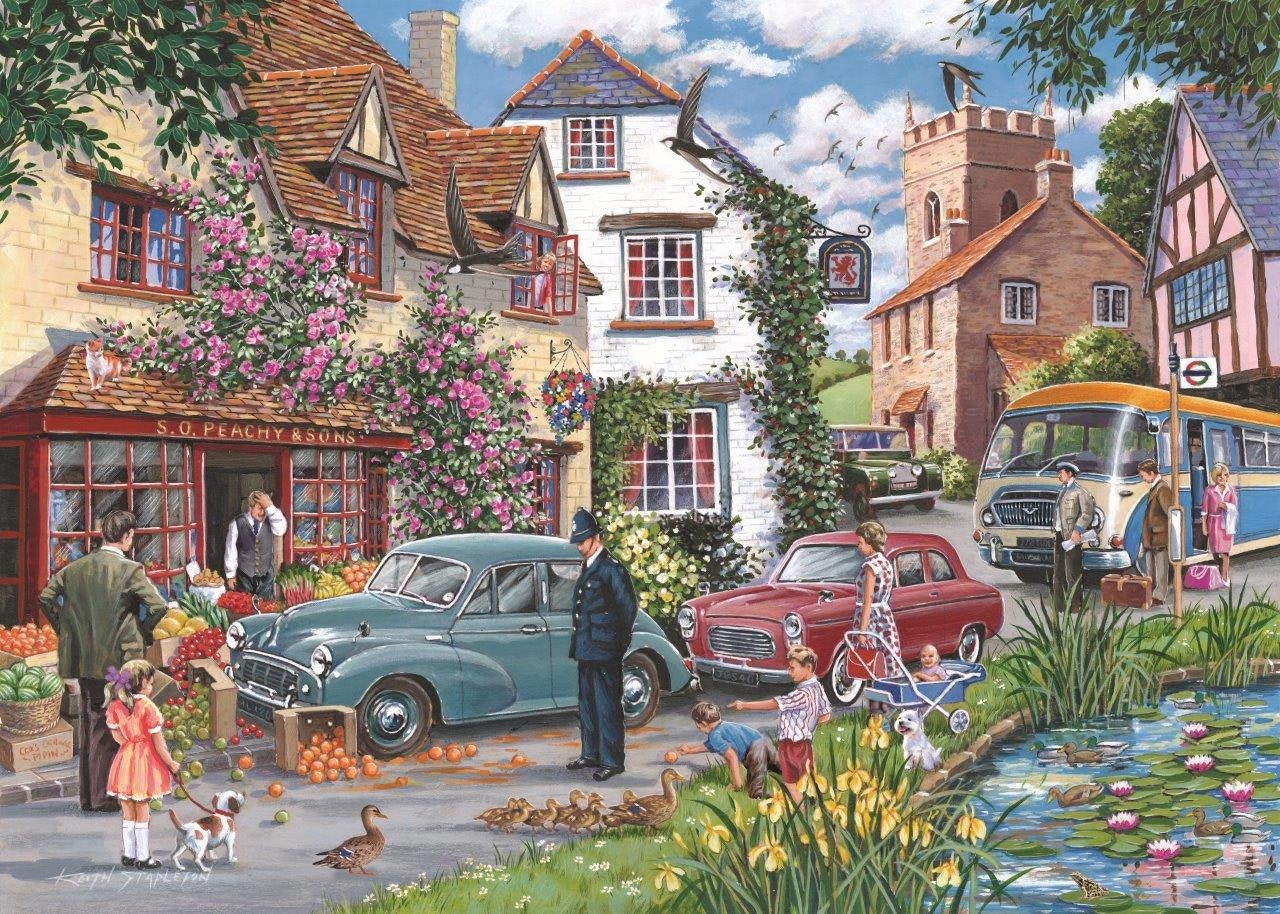 The House Of Puzzles No.25 - Traffic Jam - 1000 Piece Jigsaw Puzzle