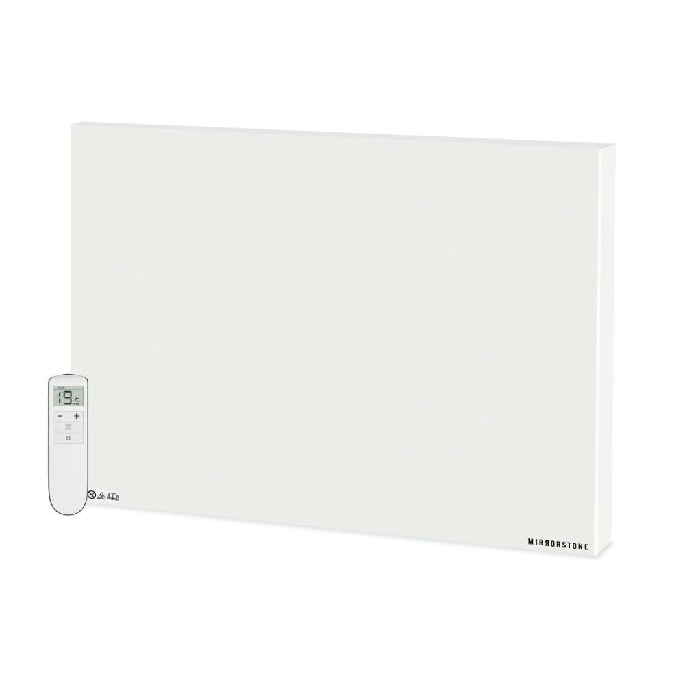 Mirrorstone Heating White Mirrorstone 700W Pro Infrared Heating Panel With Remote - Steel - 700