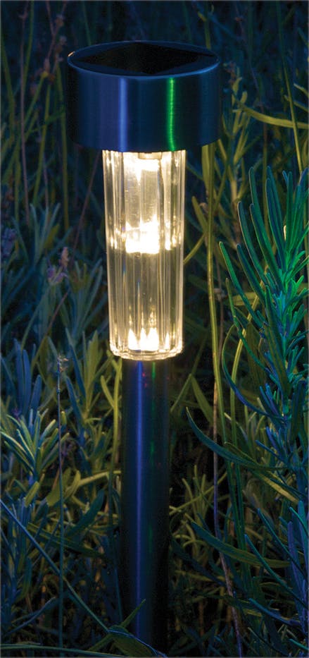Rackhams Light Solar Fuego Garden Spike Stainless Steel