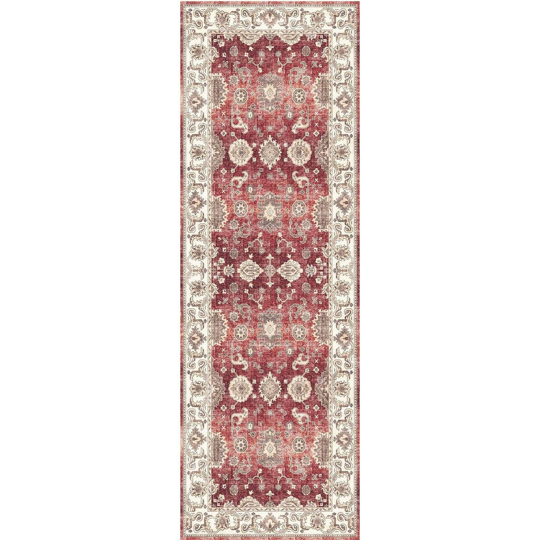 Rackhams Jasru Vintage Washable Rug - 60X180 Cm