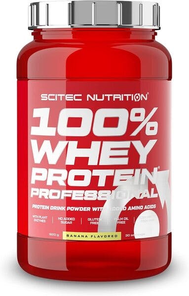 Scitec 100% Whey Protein Professional, Salted Caramel - 920 Grams - Image 3