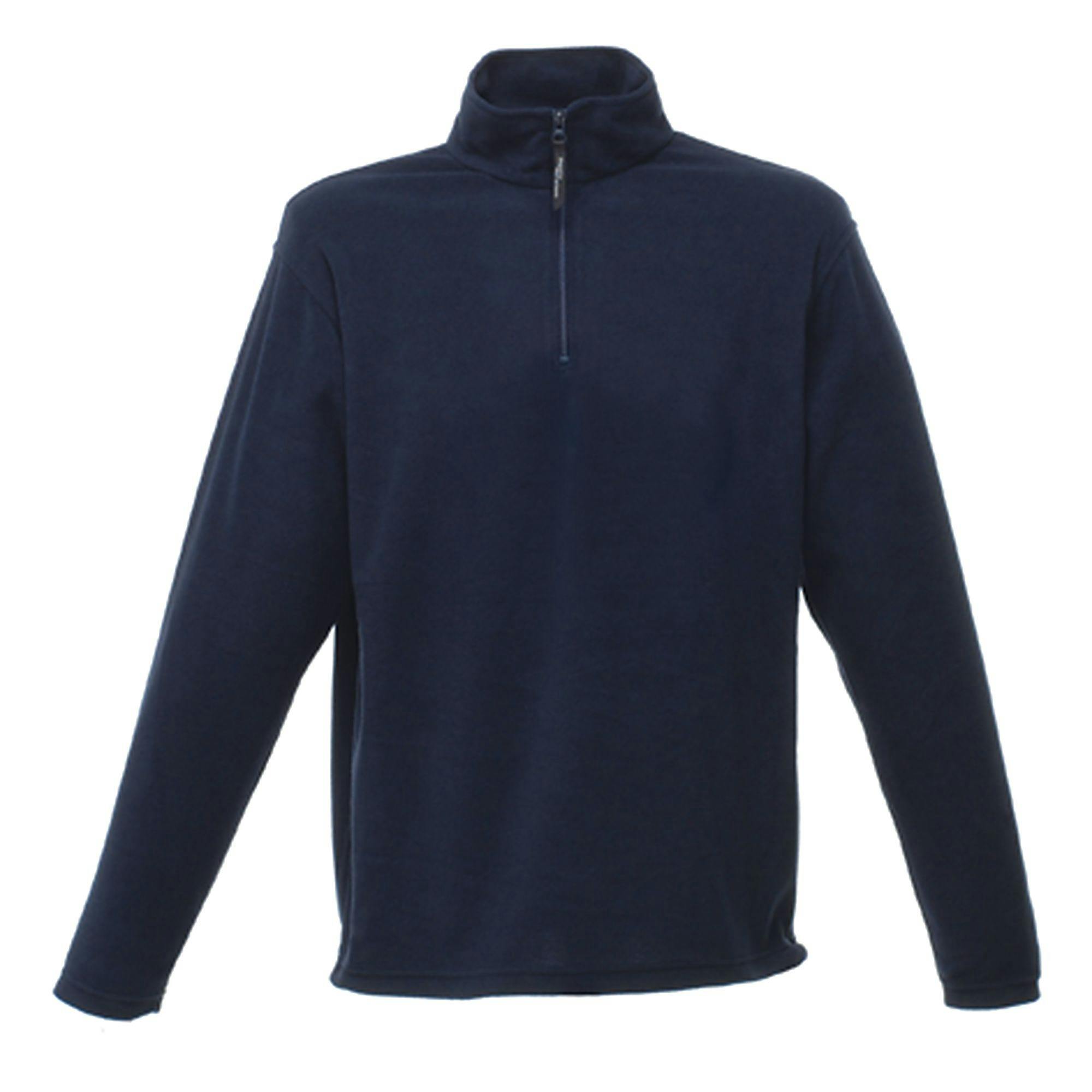 Regatta Men's Dark Professional Micro Zip Neck Fleece Top - Navy - Xs - Navy - 100% Polyester