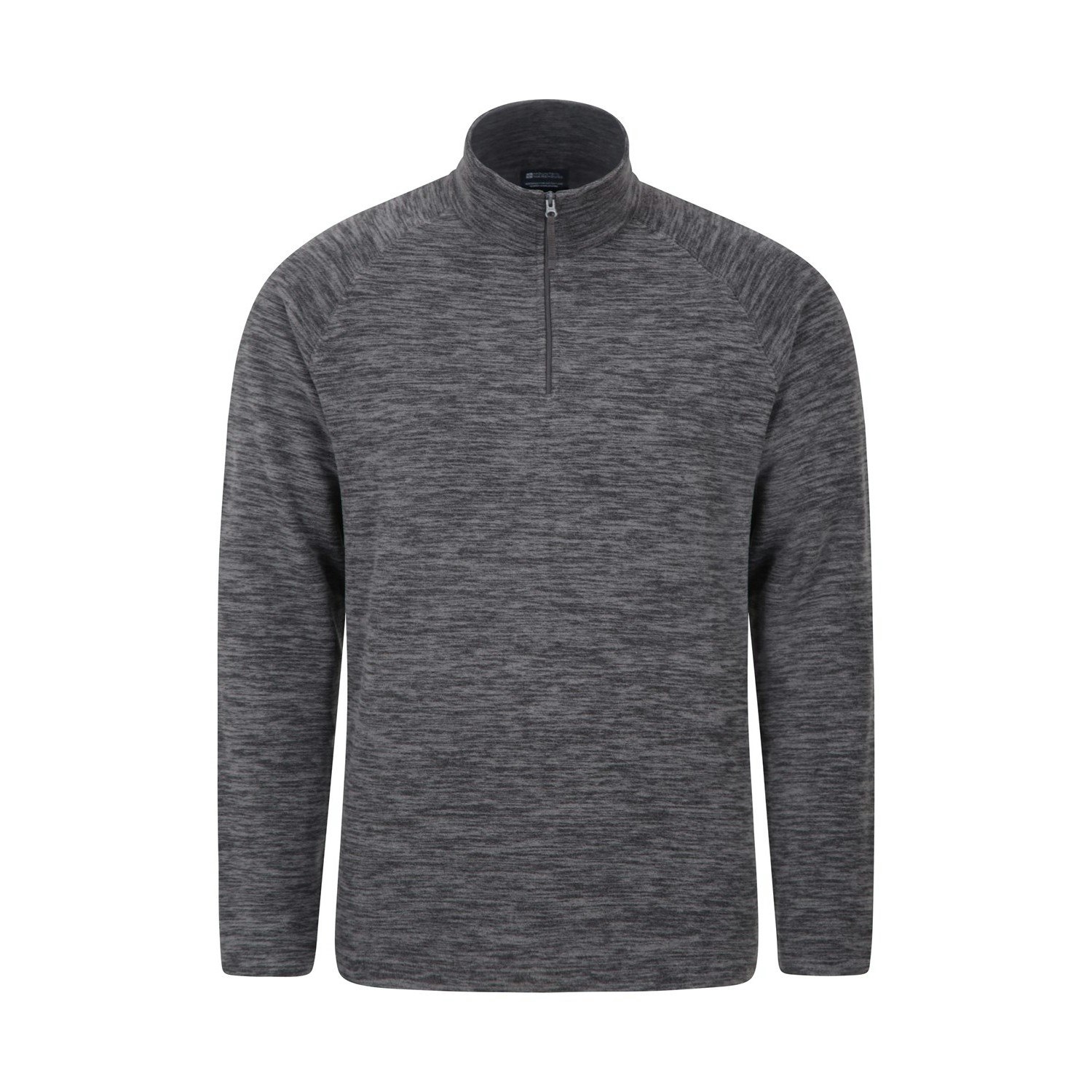 Mountain Warehouse Men's Snowdon Ii Fleece Top - Charcoal - Charcoal - Small