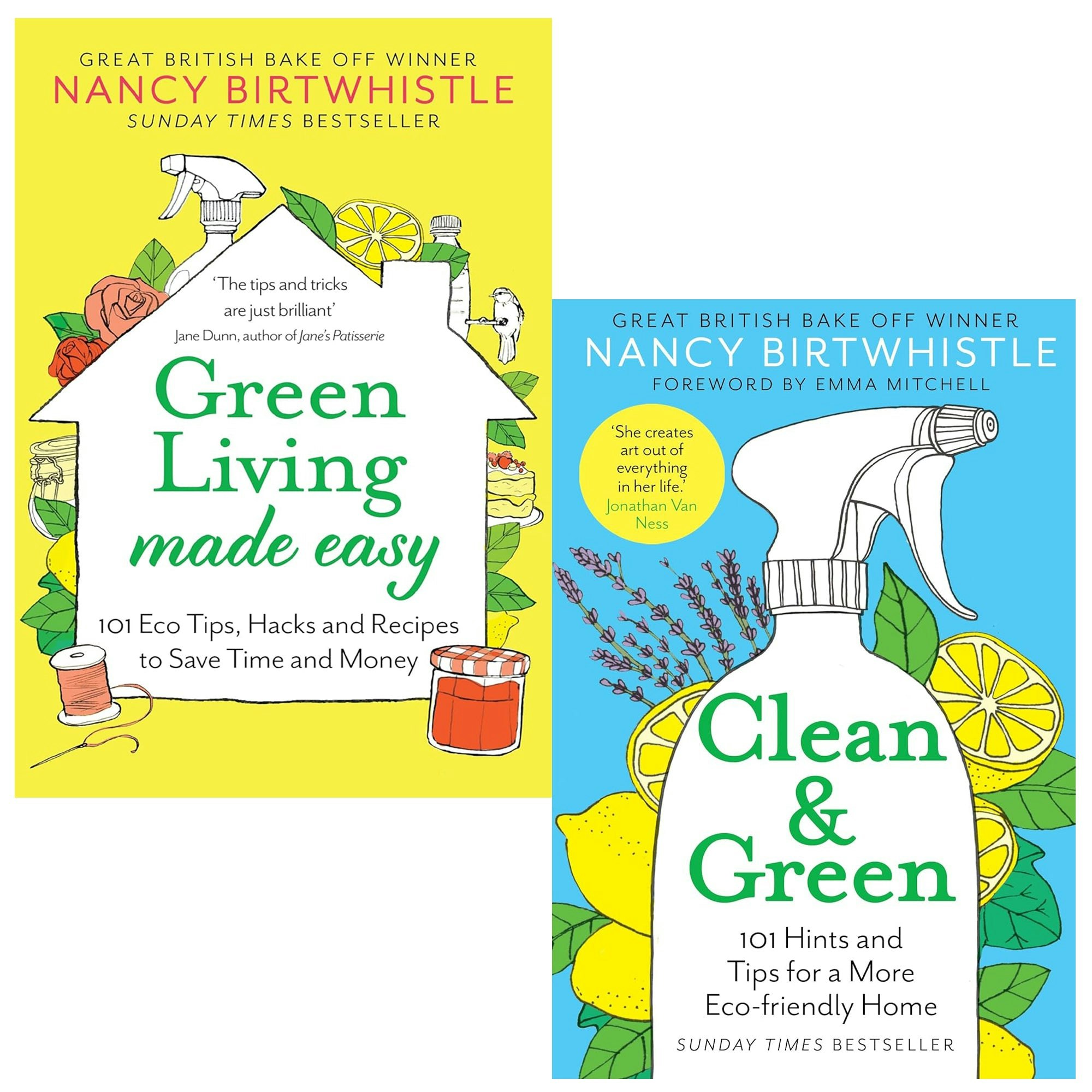 Various Publishers Green Nancy Birtwhistle Collection 2 Books Set Paperback Edition (Clean & Living Made Easy)