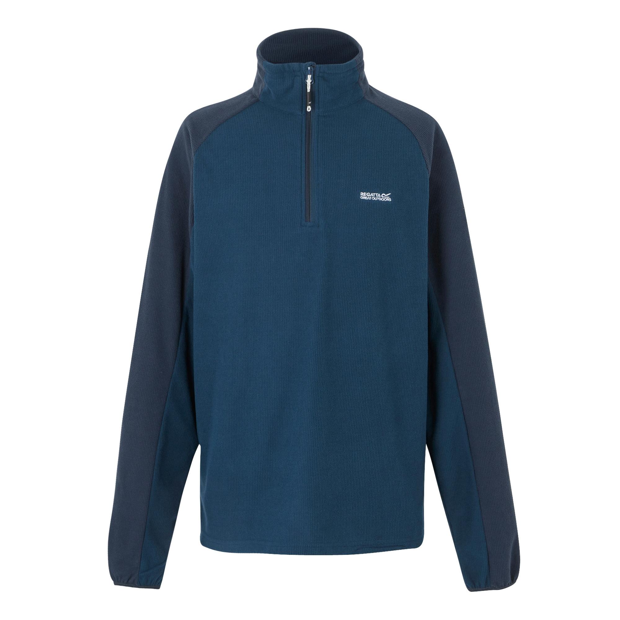 Regatta Men's Elson Ii Lightweight Fleece - Moonlight Denim/Navy - 3XL - Moonlight Denim/Navy - 100% Recycled Polyester