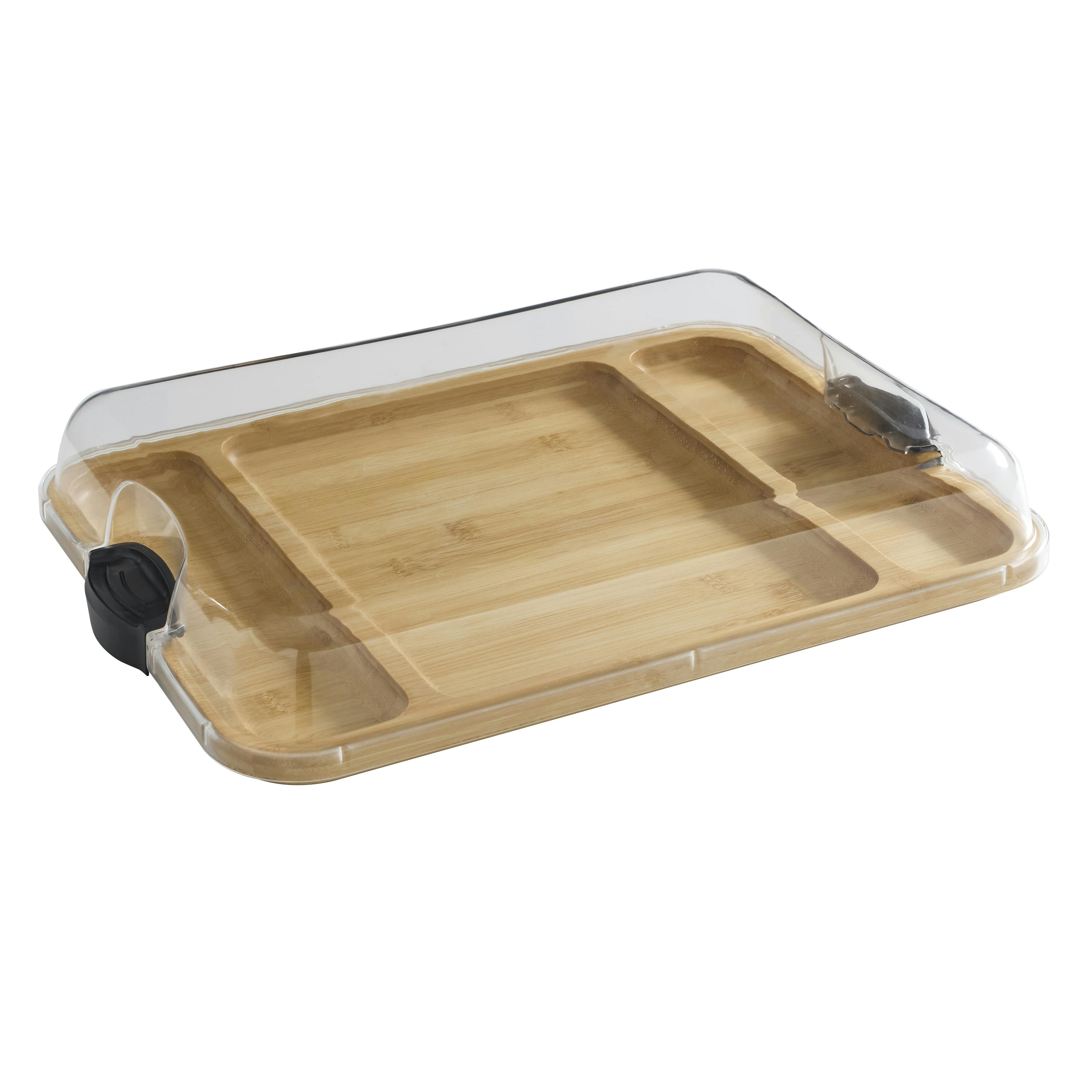Farberware Large Build-A-Board Bamboo Grazing Board With Lid, 30.5Cm X 40.5Cm - Wood - Bamboo - Serving Board