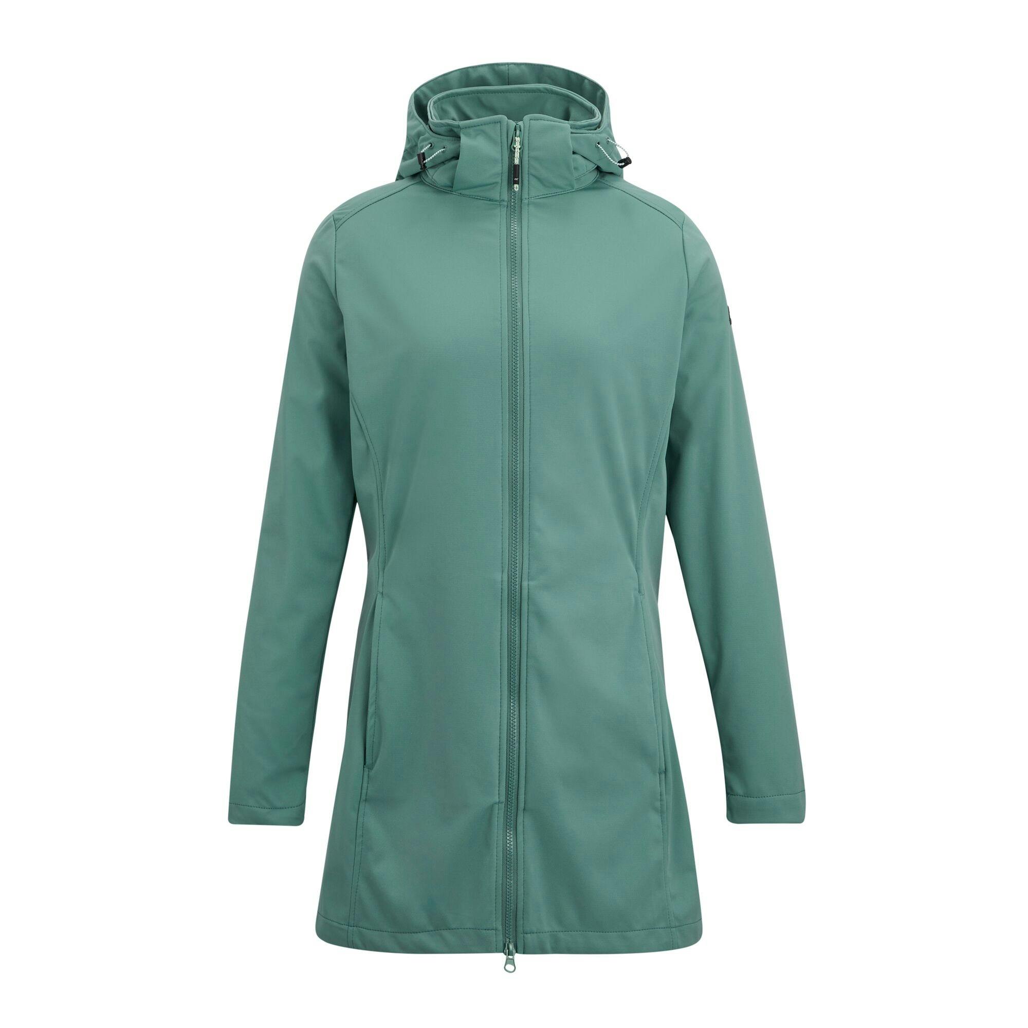 Regatta Women's Carisbrooke Softshell Waterproof Jacket - Ivy Moss - 8 Uk - Ivy Moss - 70% Polyester/30% Recycled Polyester