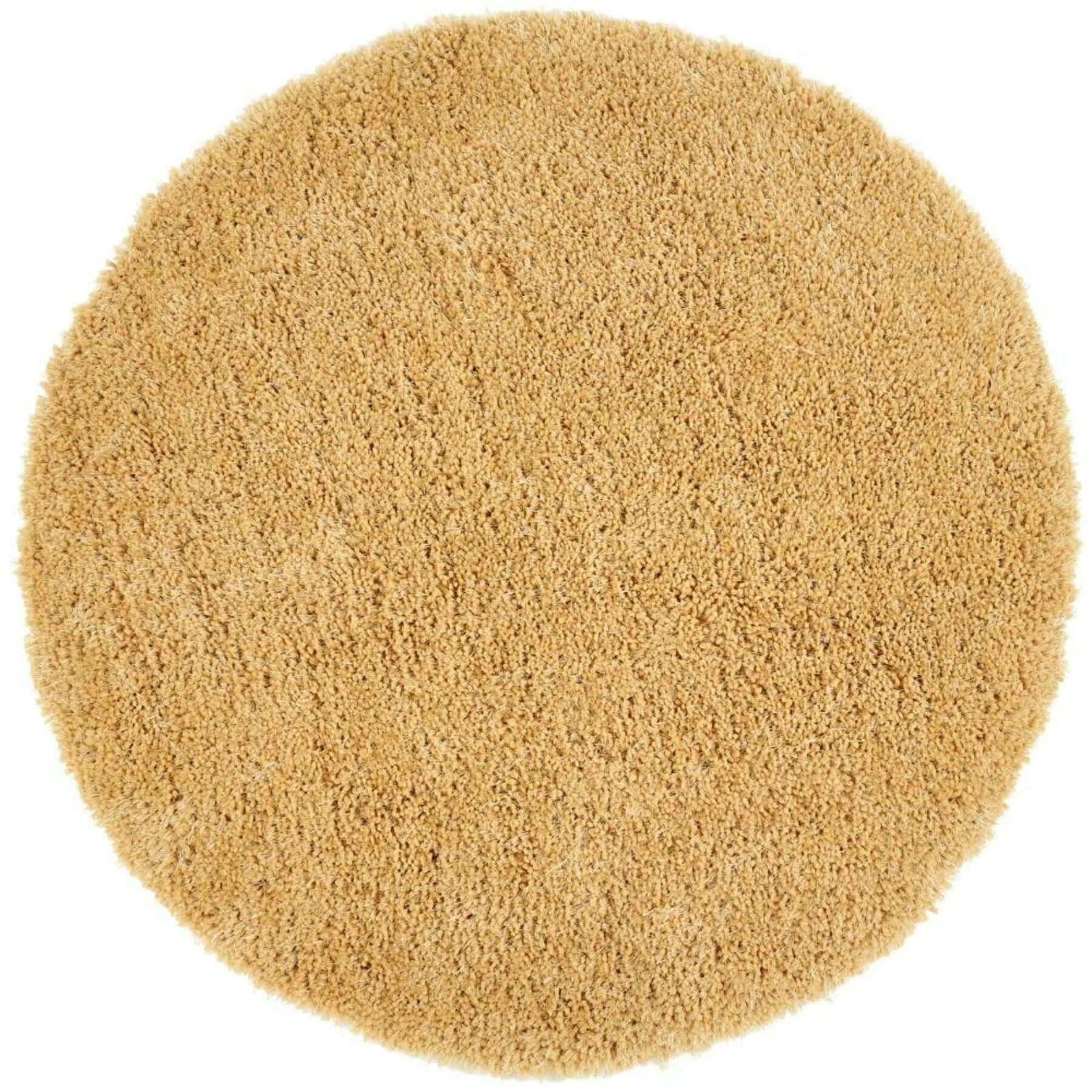Rackhams Chicago Ochre Shaggy Rug - Ø 133 Cm