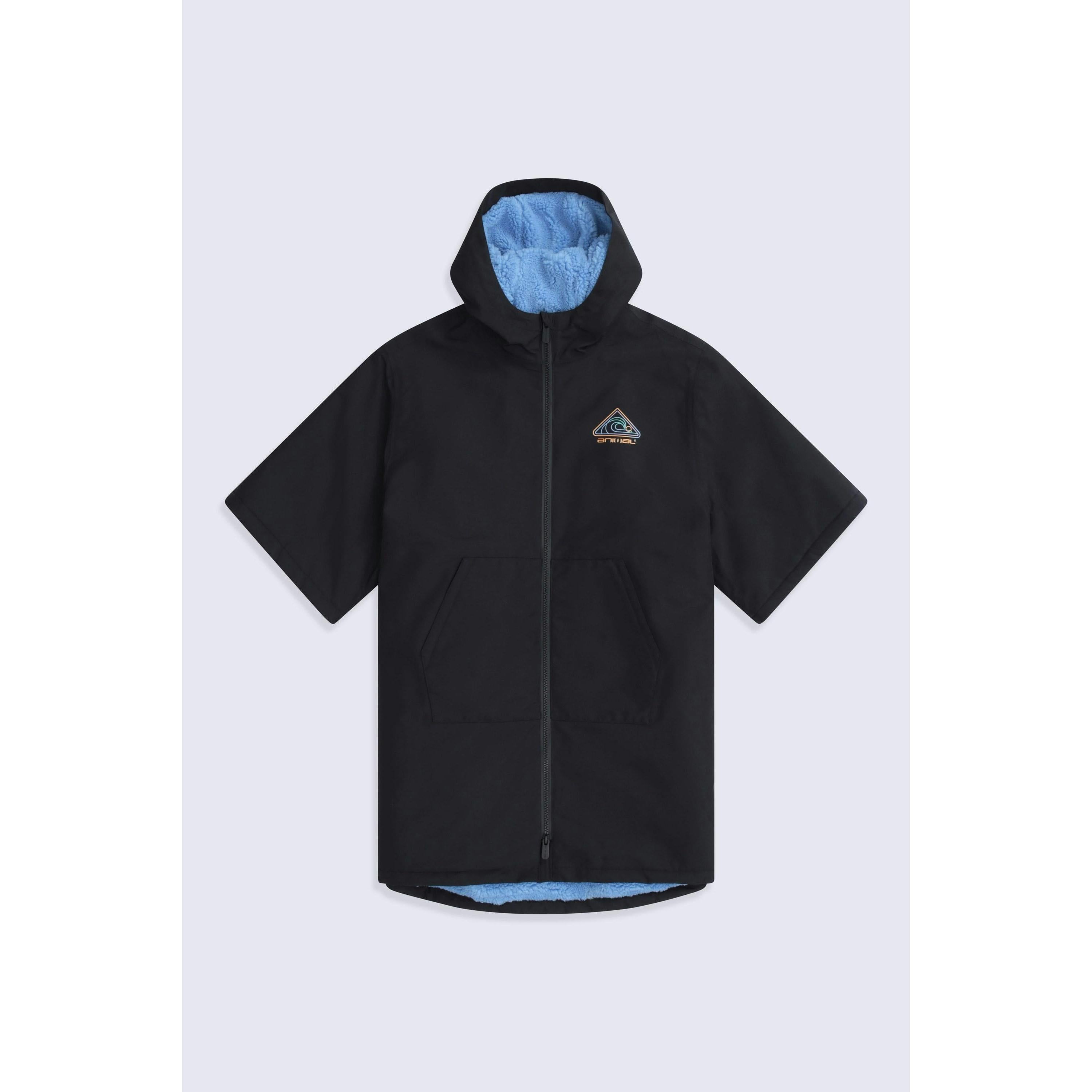 Animal Childrens/Kids Misty Recycled Waterproof Beach Parka - Jet Black / L - Image 2