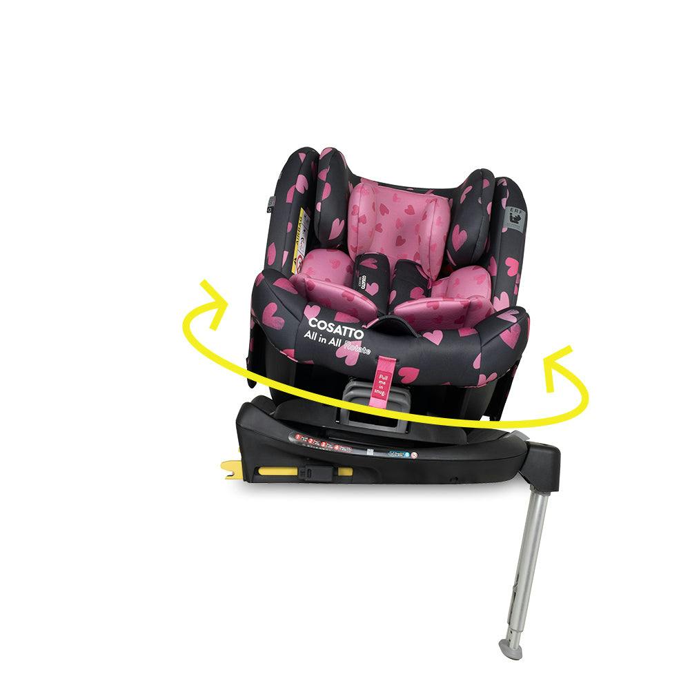 Cosatto All In All 360 Rotate Car Seat Charcoal Lighthearted
