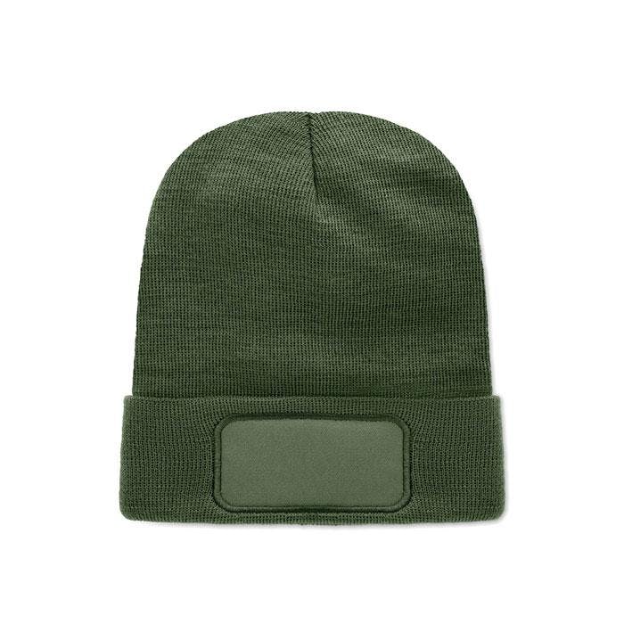 Midocean Unisex Dark/Green Adult Capnit Rpet Beanie - One Size - 100% Mixed