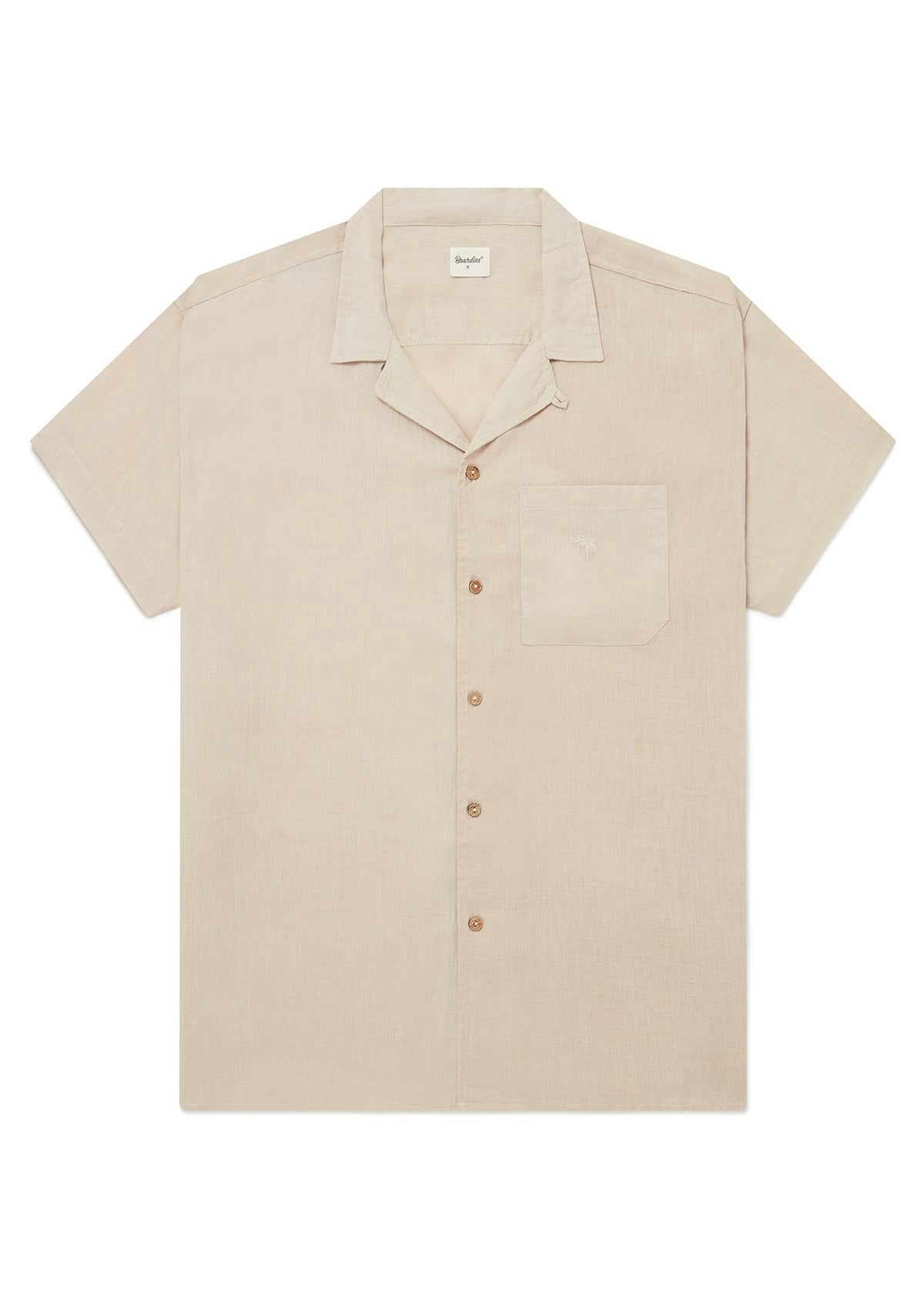 Boardies Sandy Breeze Linen Shirt - Sand - S