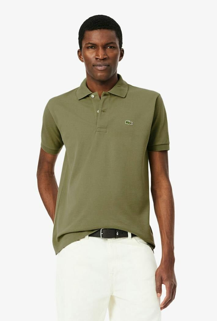 Classic Fit L1212 Croc Logo Polo Shirt Men's Cotton - Image 4