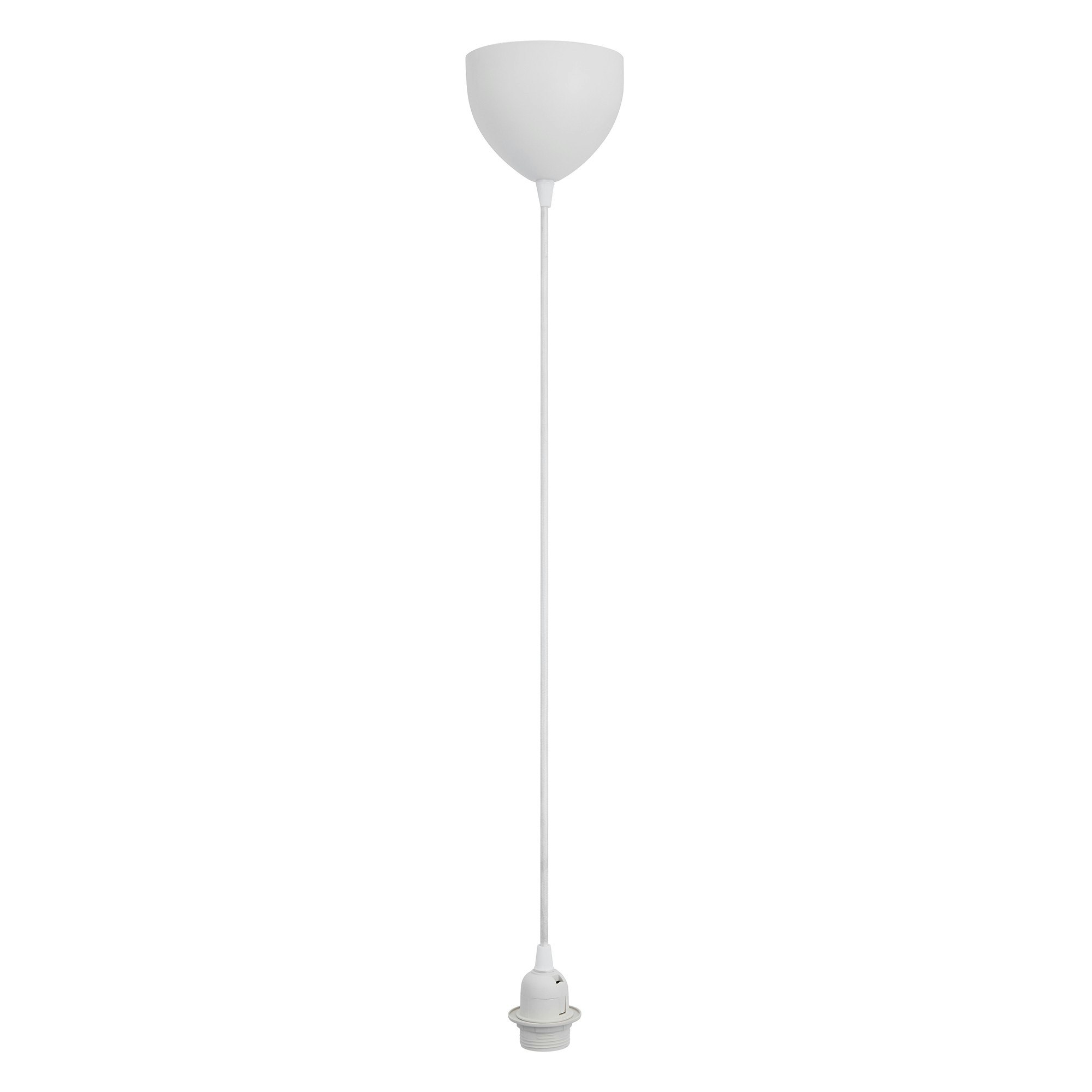 Rackhams White Delux | Pendant Kit | - Metal - Size 1