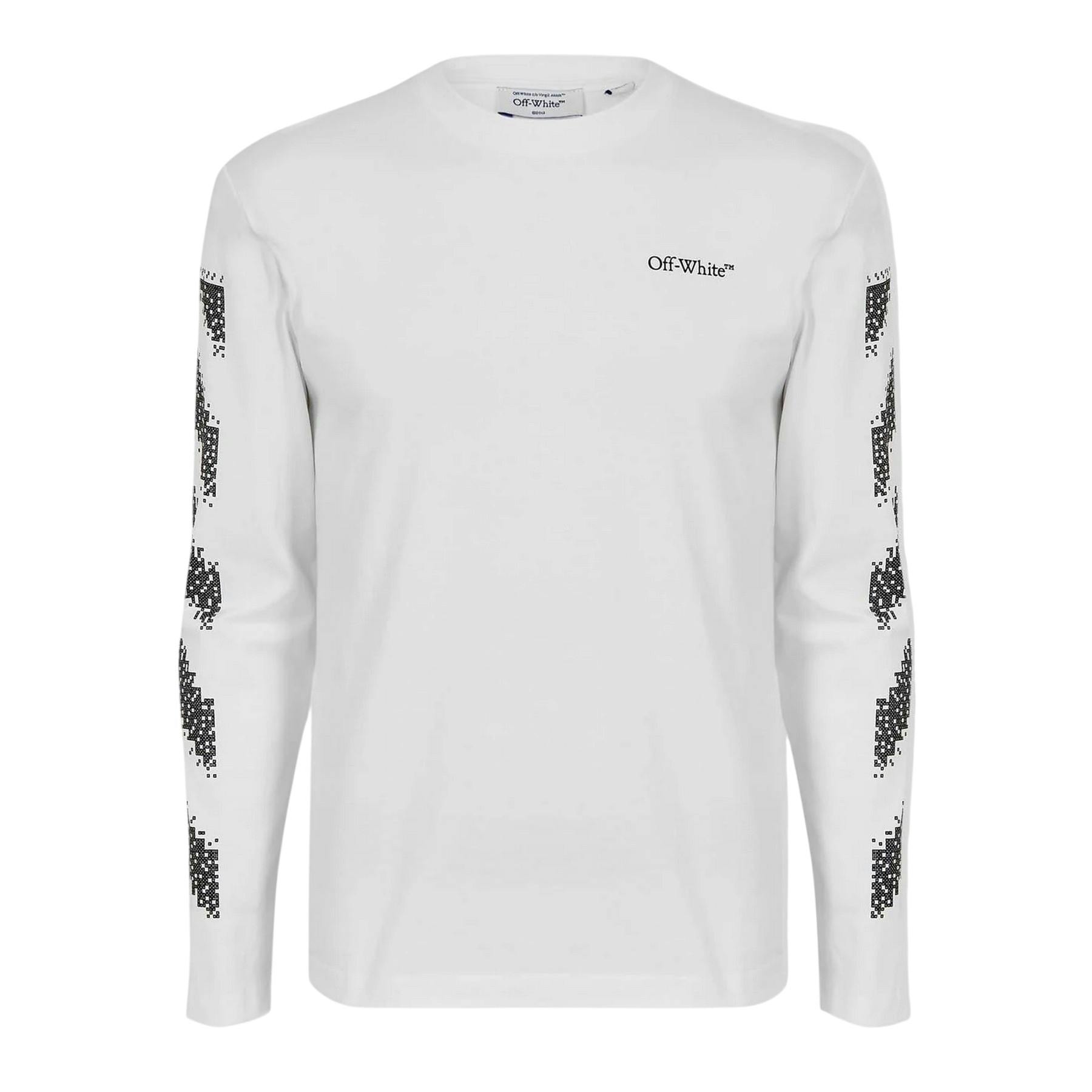Off-White Men's White Off- Off Crew Neck Regular T-Shirt - /Black - Xl - /Black - 100% Mixed
