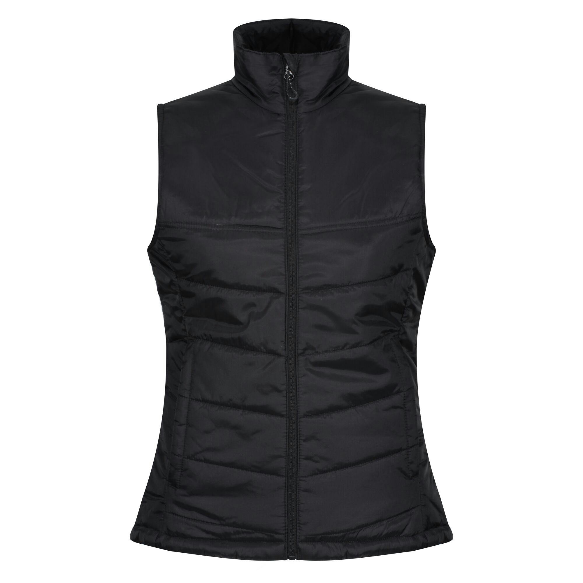 Regatta Women's Black Professional / Stage Ii Insulated Body Warmer - 8 Uk - 100% Polyamide