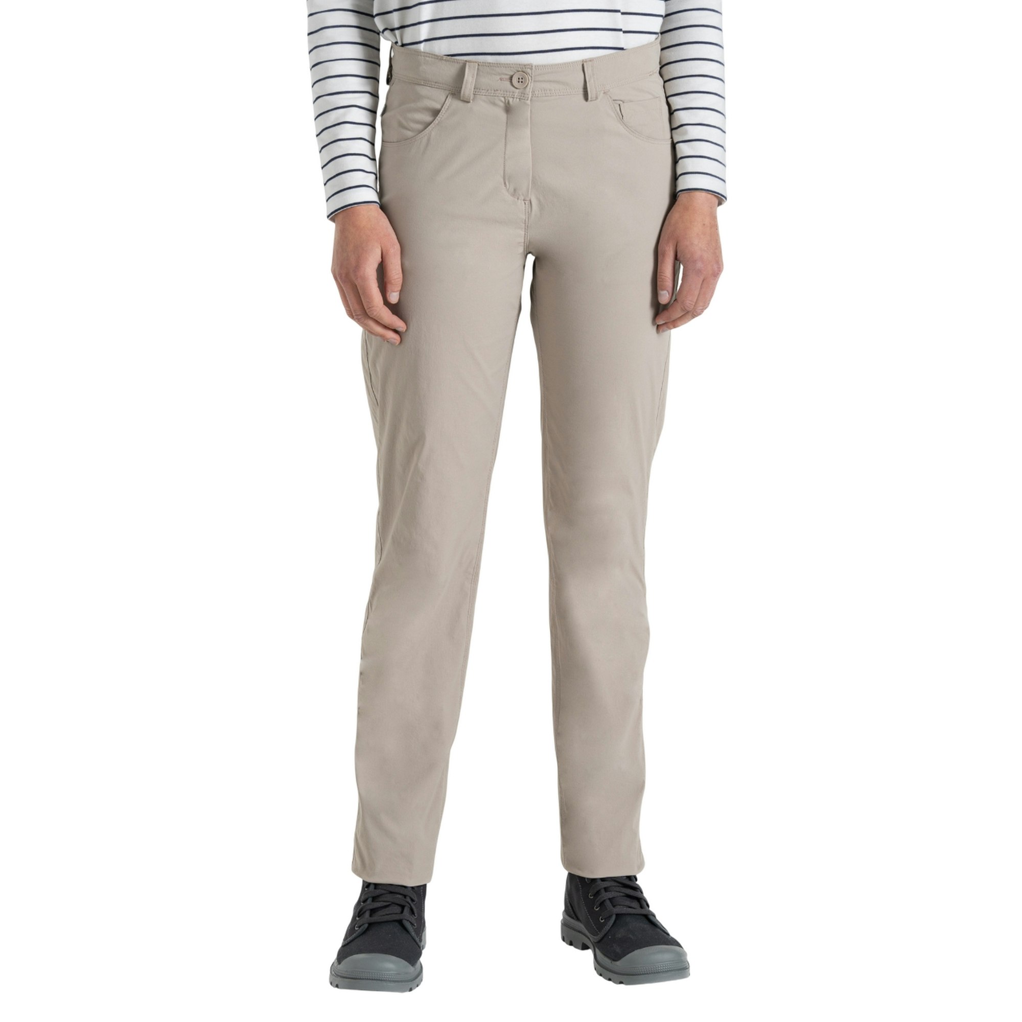 Craghoppers Women's Milla Nosilife Hiking Trousers - Soft Mushroom - Soft Mushroom Large