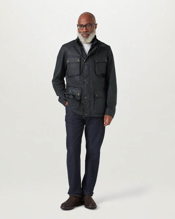 Belstaff Men's Dark Fieldmaster Jacket - Navy - Navy - Uk44 Eu54 Us44