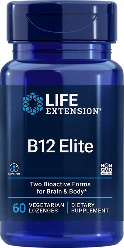 Life Extension B12 Elite 60 Vegetarian Lozenges, Brain Support, Cellular Health - Image 6
