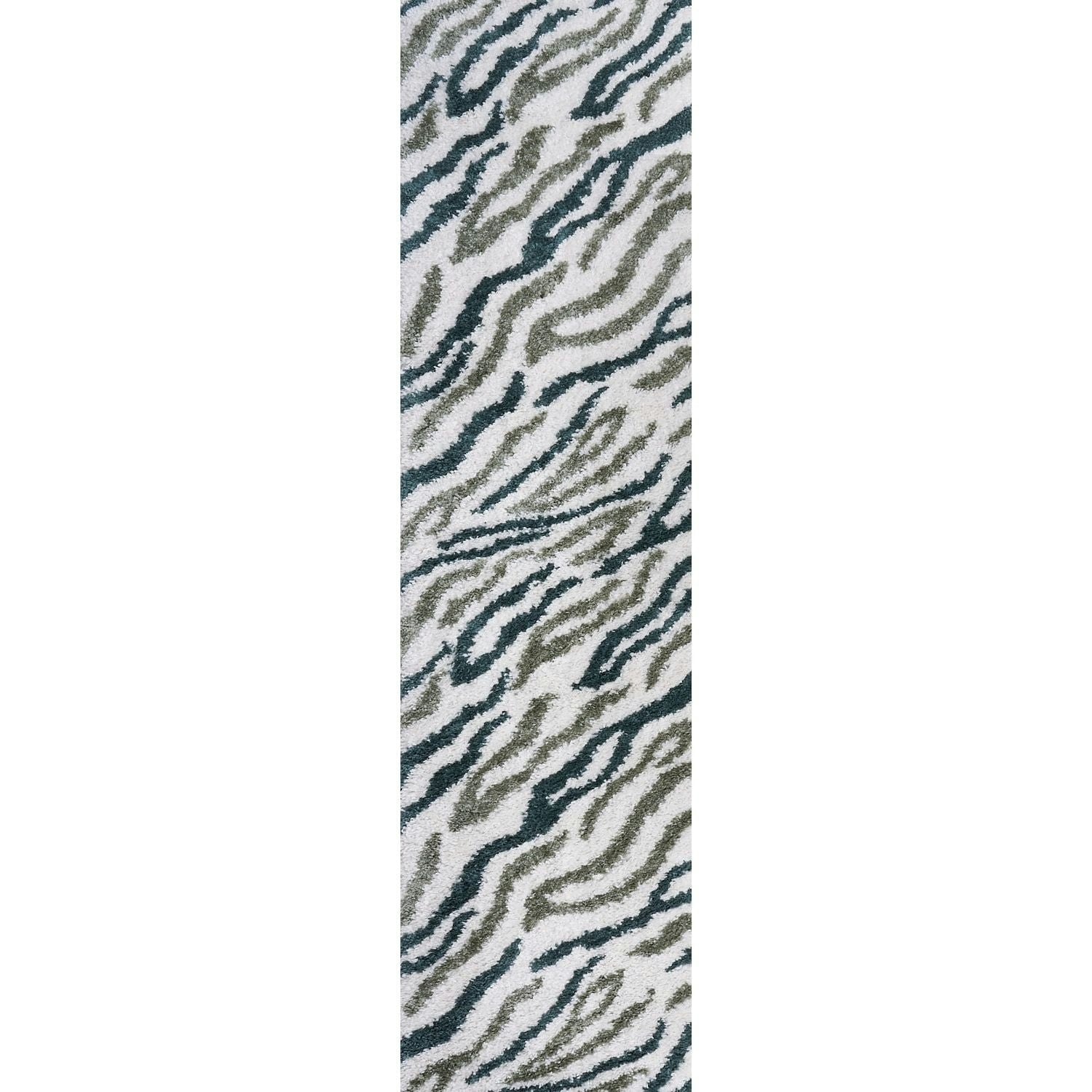 Rackhams Green Moodi Shaggy Nyra Rug - 80X300 Cm