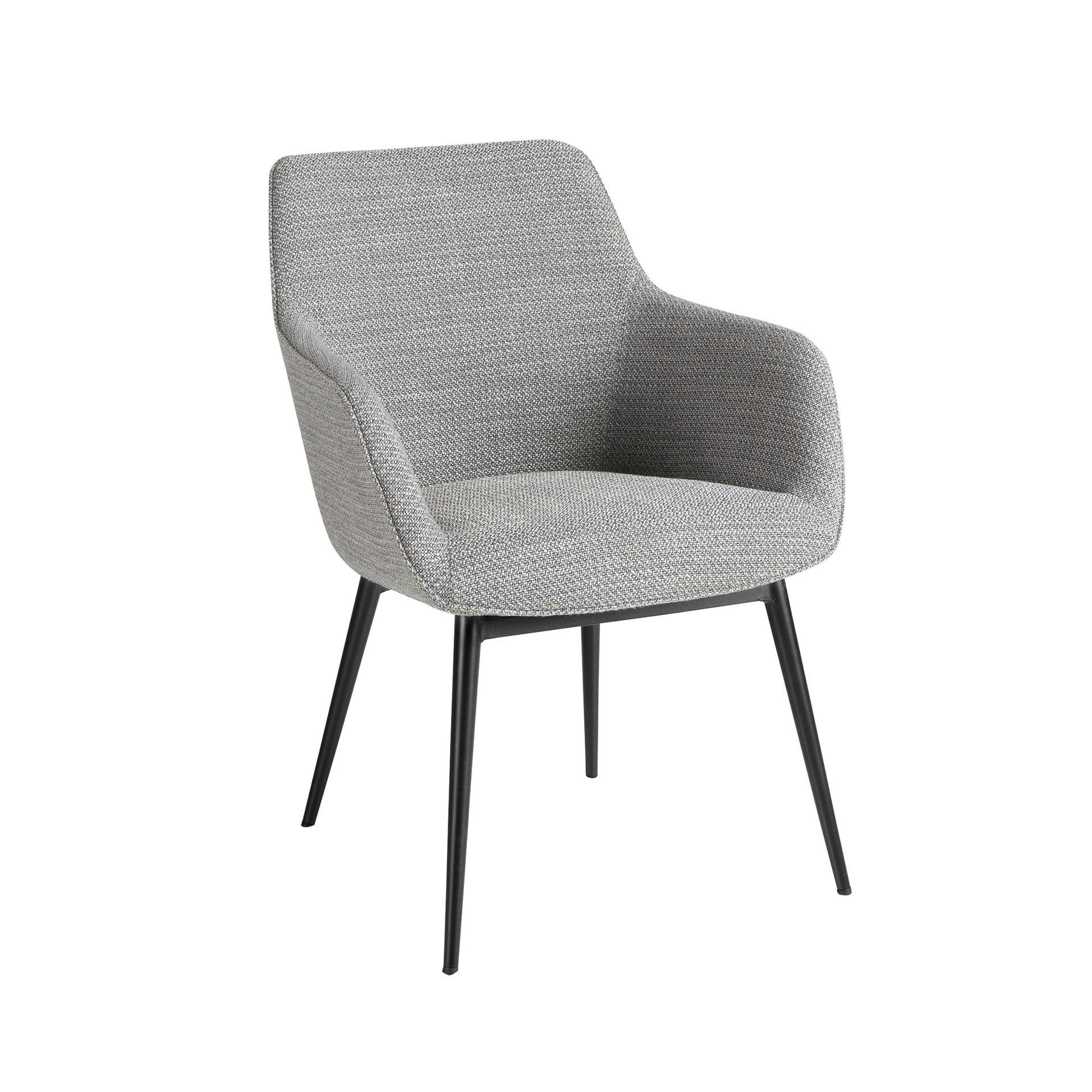 Angel Cerdá Grey Fabric Chair 4222