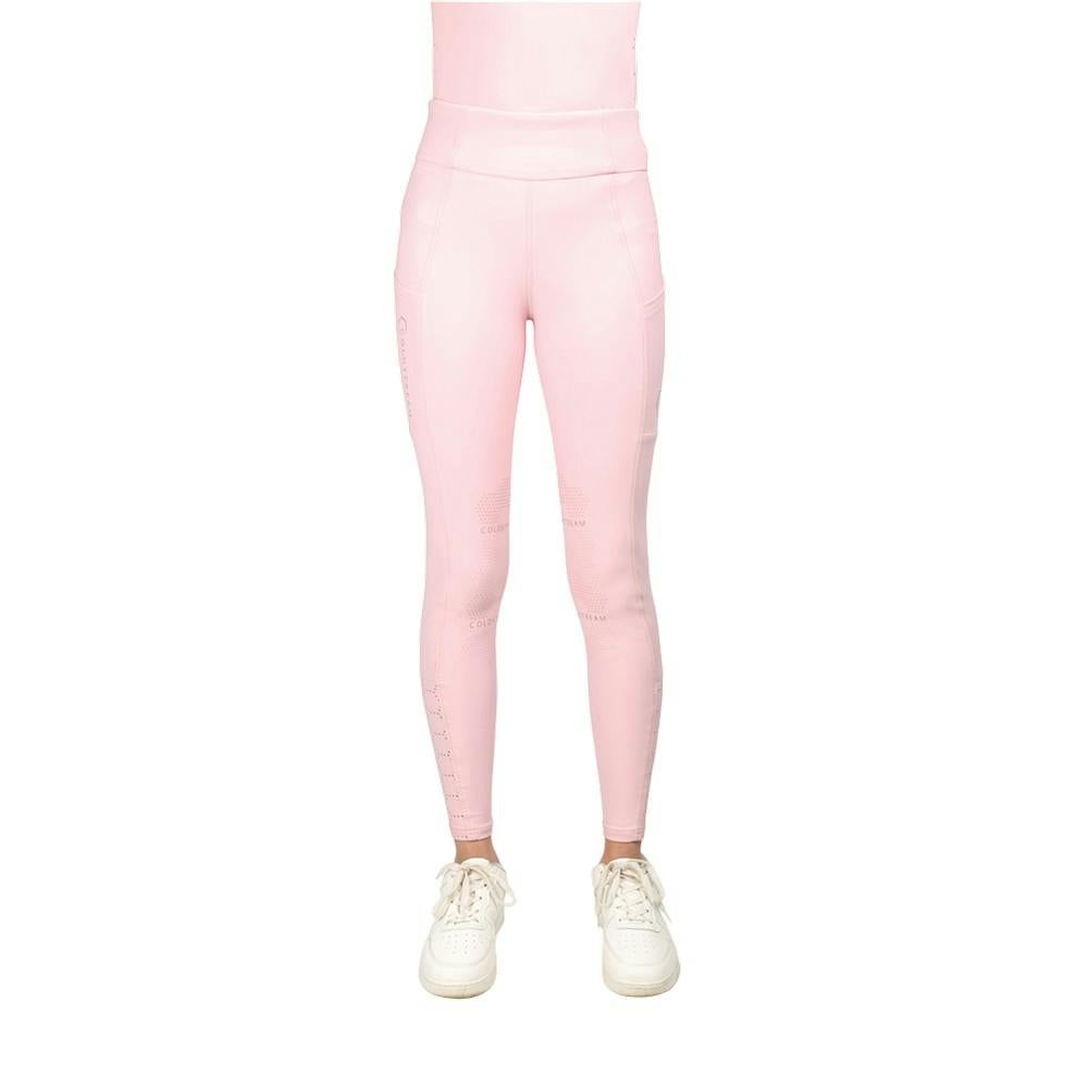 Coldstream Women's Pink Cranshaws Horse Riding Tights - Blush - Xl - Blush - 100% Mixed