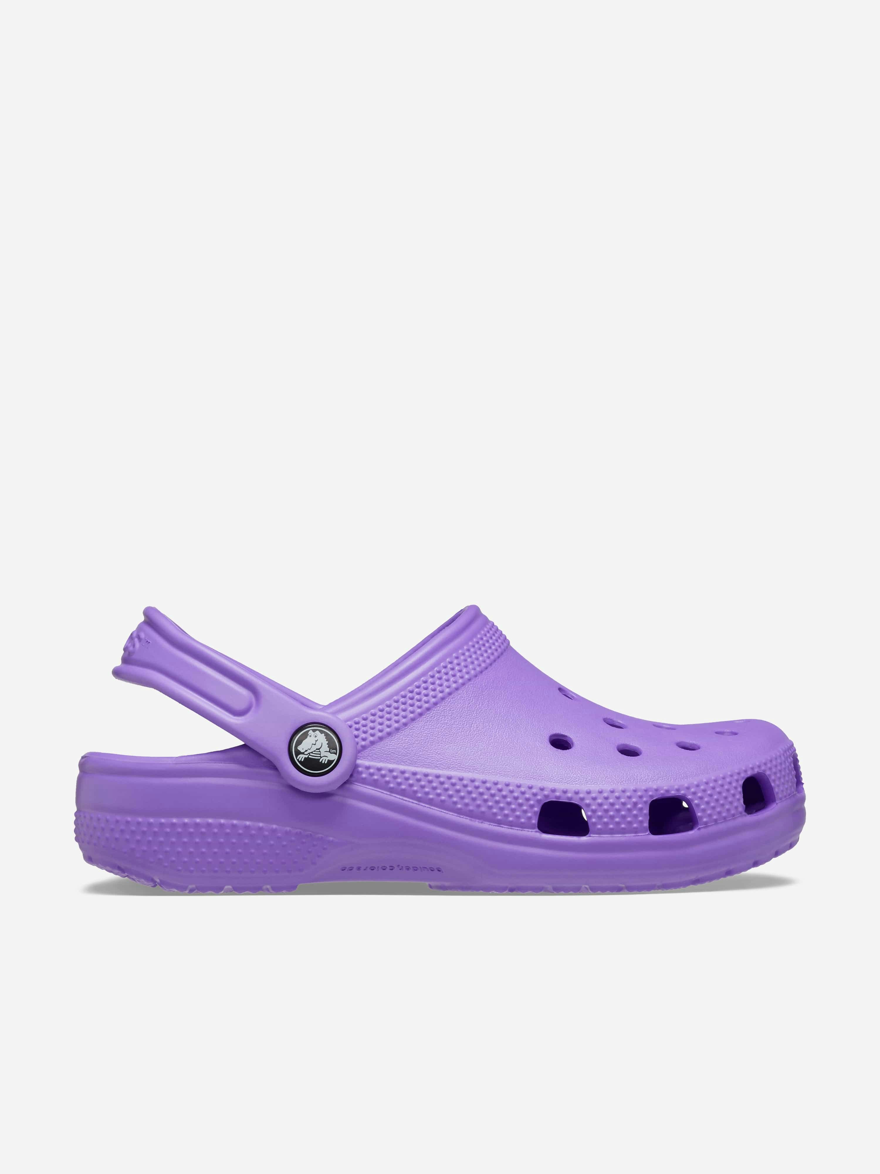 Crocs Purple Kids Classic Clog In - Eu 38 - 39 Uk 6 Us 6
