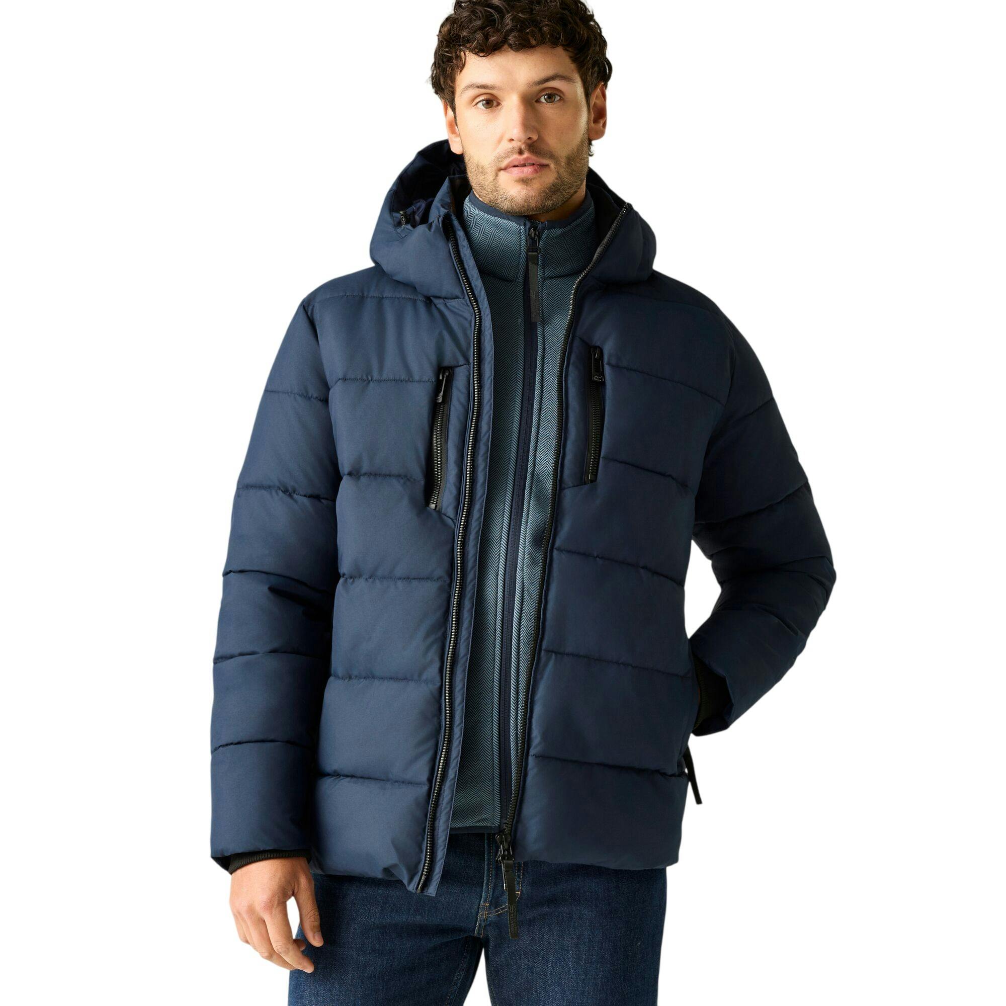 Regatta (Xxl, Navy) Mens Layska Padded Jacket - Image 3