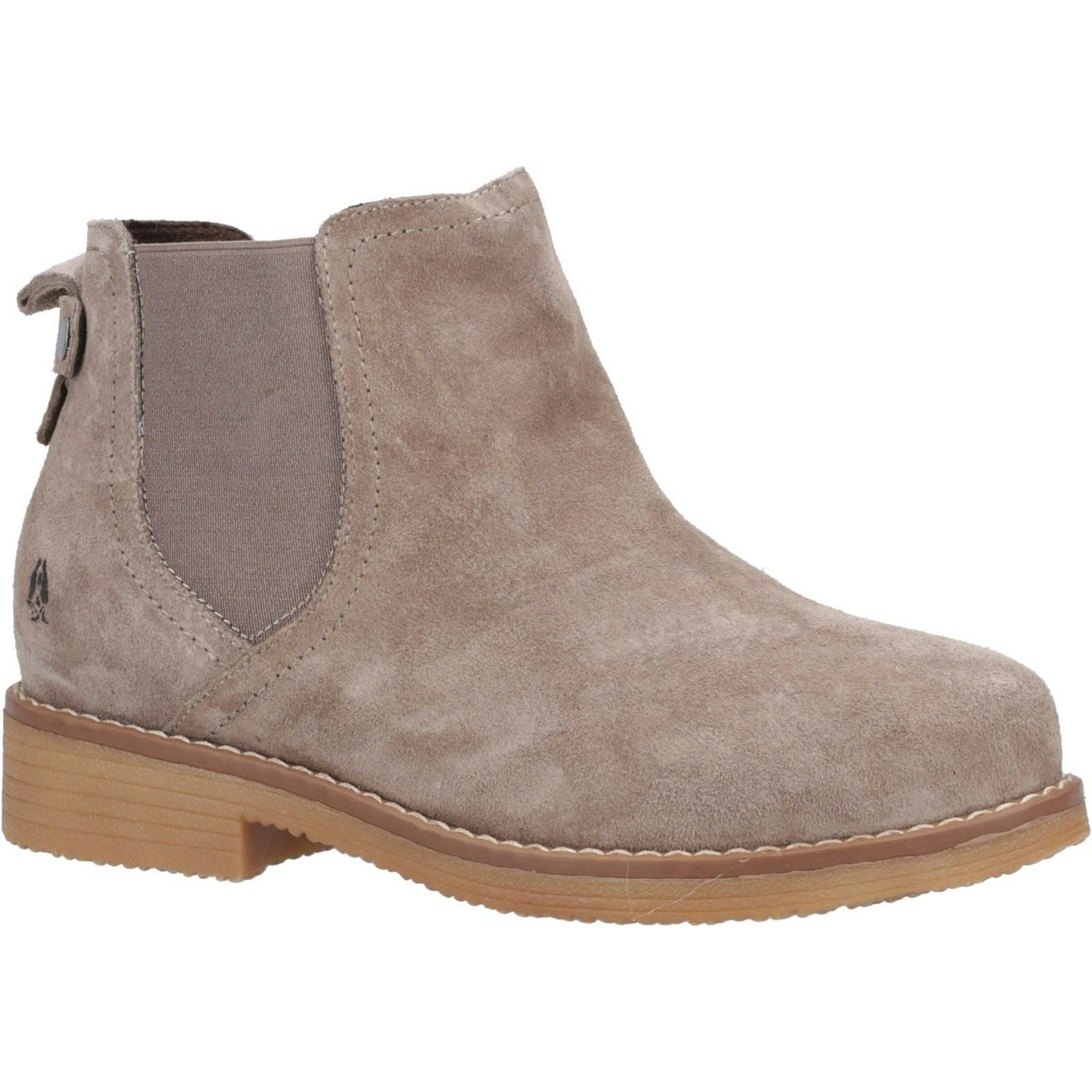 Hush Puppies Women's Grey Maddy Wide Boots In - Size 7