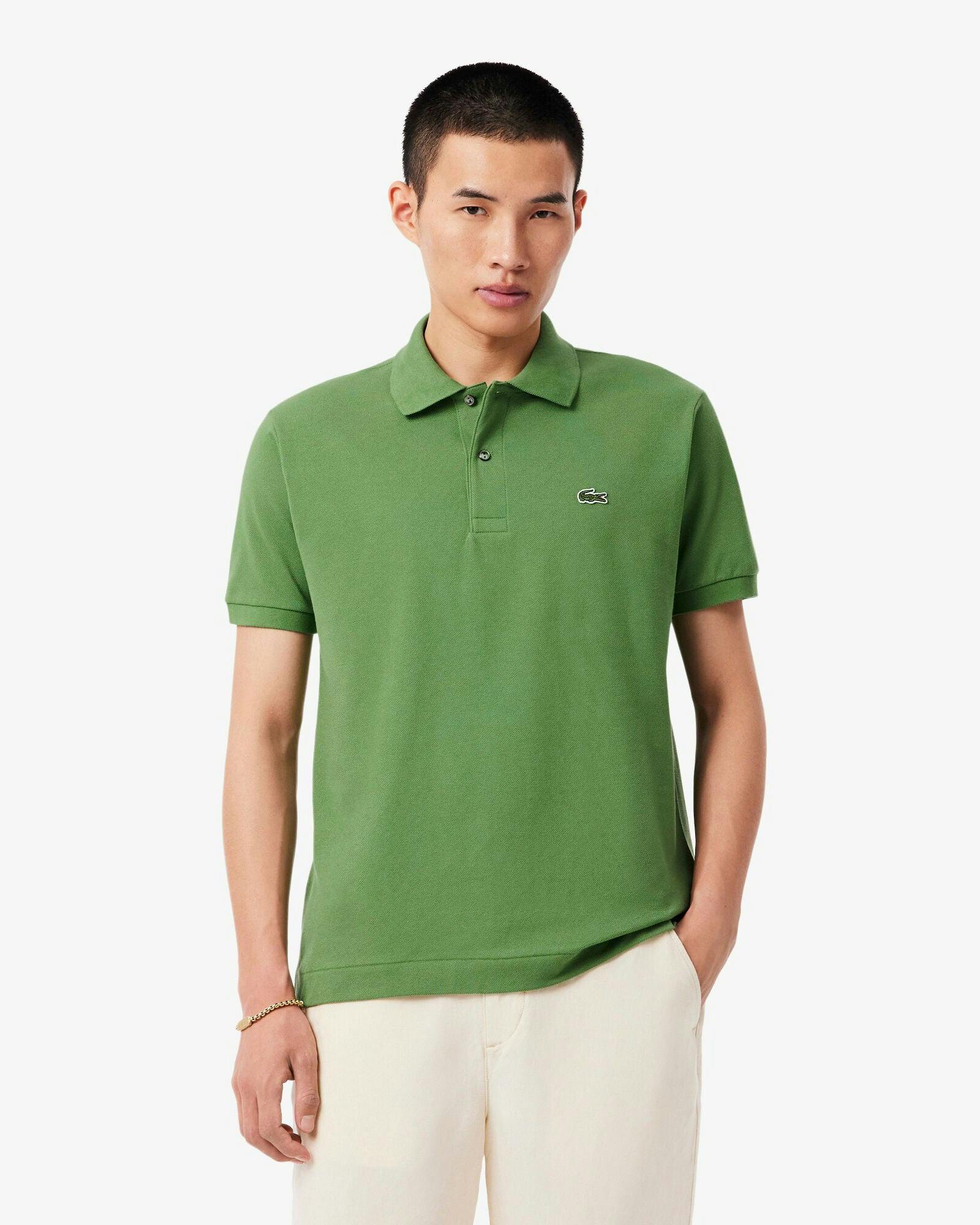 Lacoste Men's Classic Fit L.12.12 Short Sleeve Polo Shirt - Lamb's Lettuce 02M - Lamb's Lettuce 02M - Xl