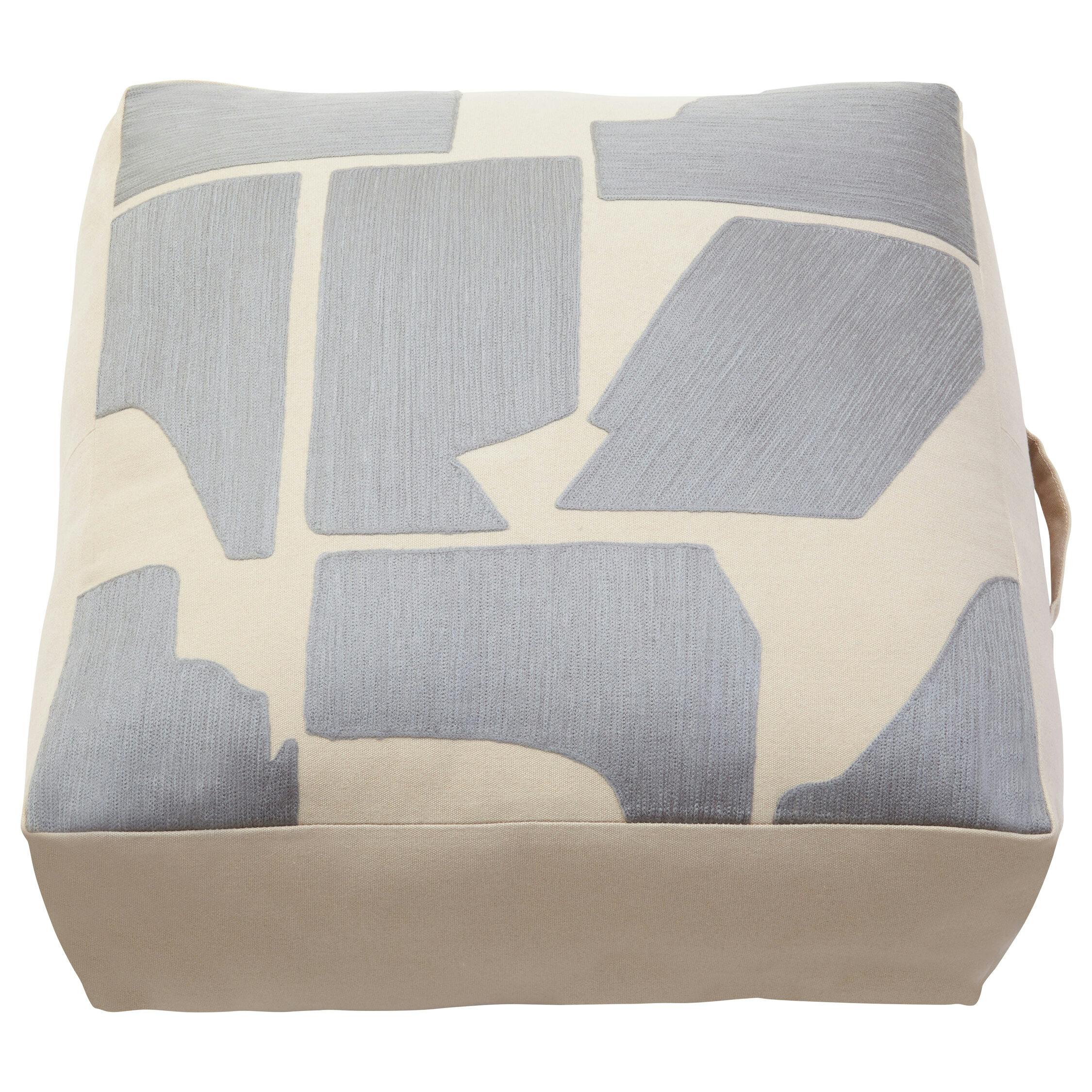 Orsina Unisex Grey Bosie Ozella Square Floor Cushion In - Image 3