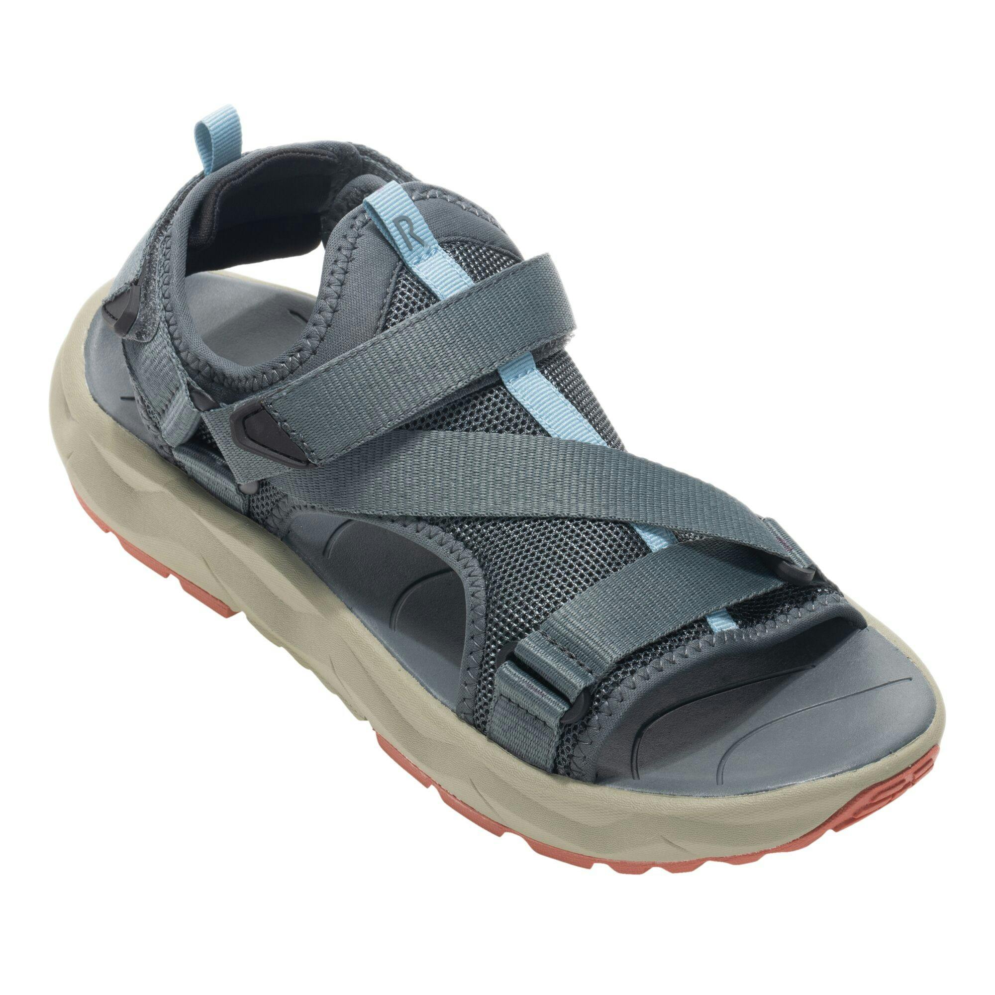 Regatta Men's Dark Lito Sandals - Storm/Abbeystone - 8 Uk - Storm/Abbeystone - 100% Mixed