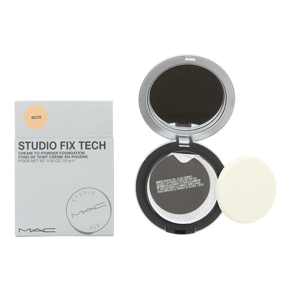 Studio Fix Cream Mac Tech -To-Powder Nc25 Foundation 10G