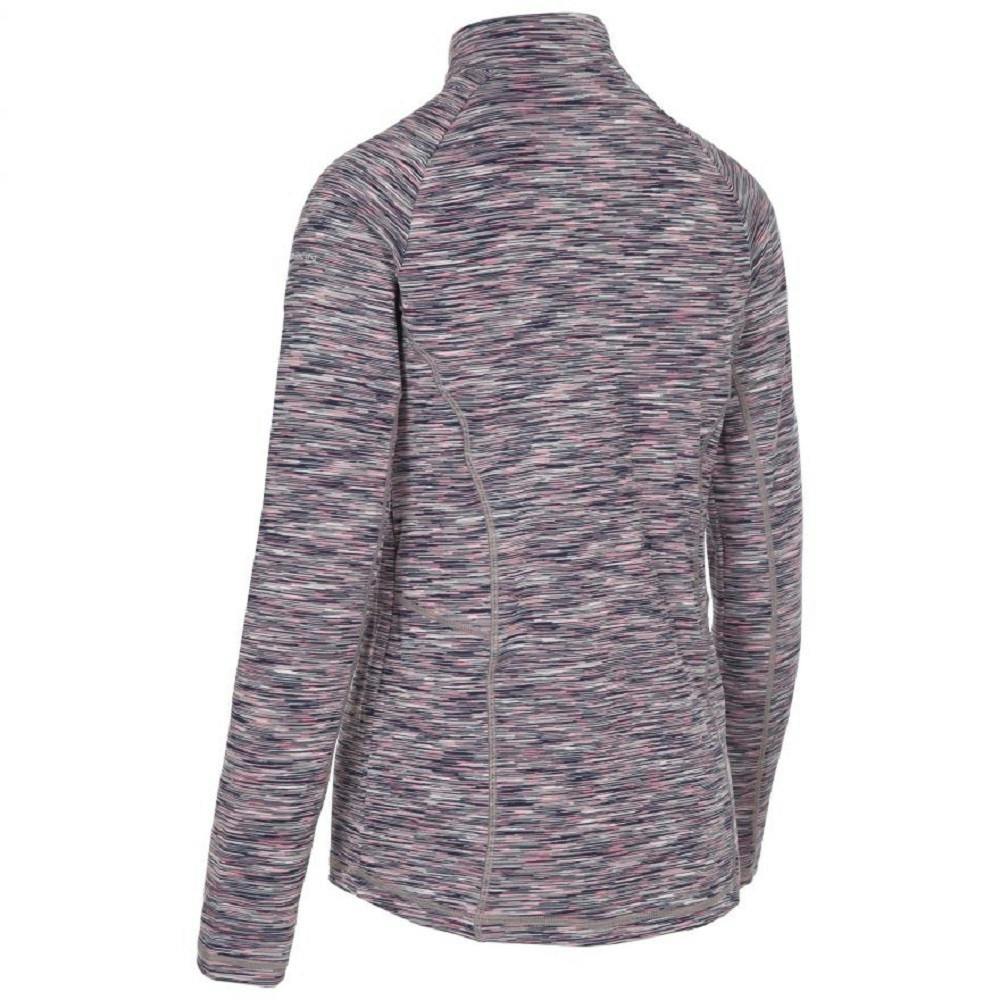 Trespass Women's Edith Active Top - Platinum Marl - Platinum Marl - Xl - 87% Polyester/13% Elastane