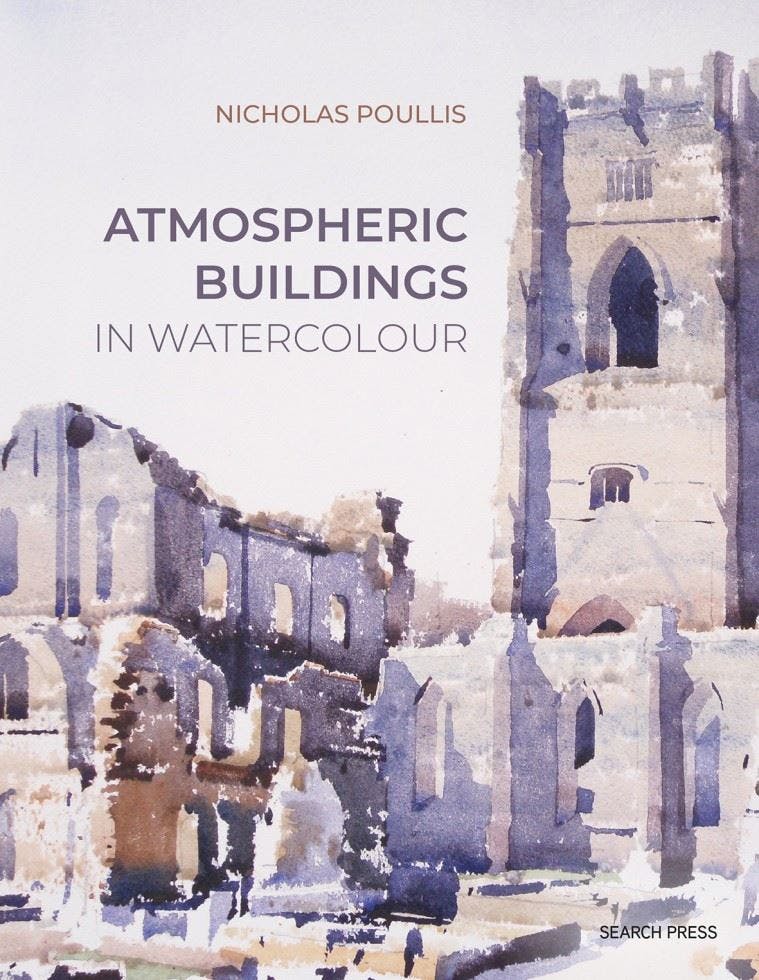 Atmospheric Buildings in Watercolour by Nicholas Poullis (Paperback Book) - Image 8